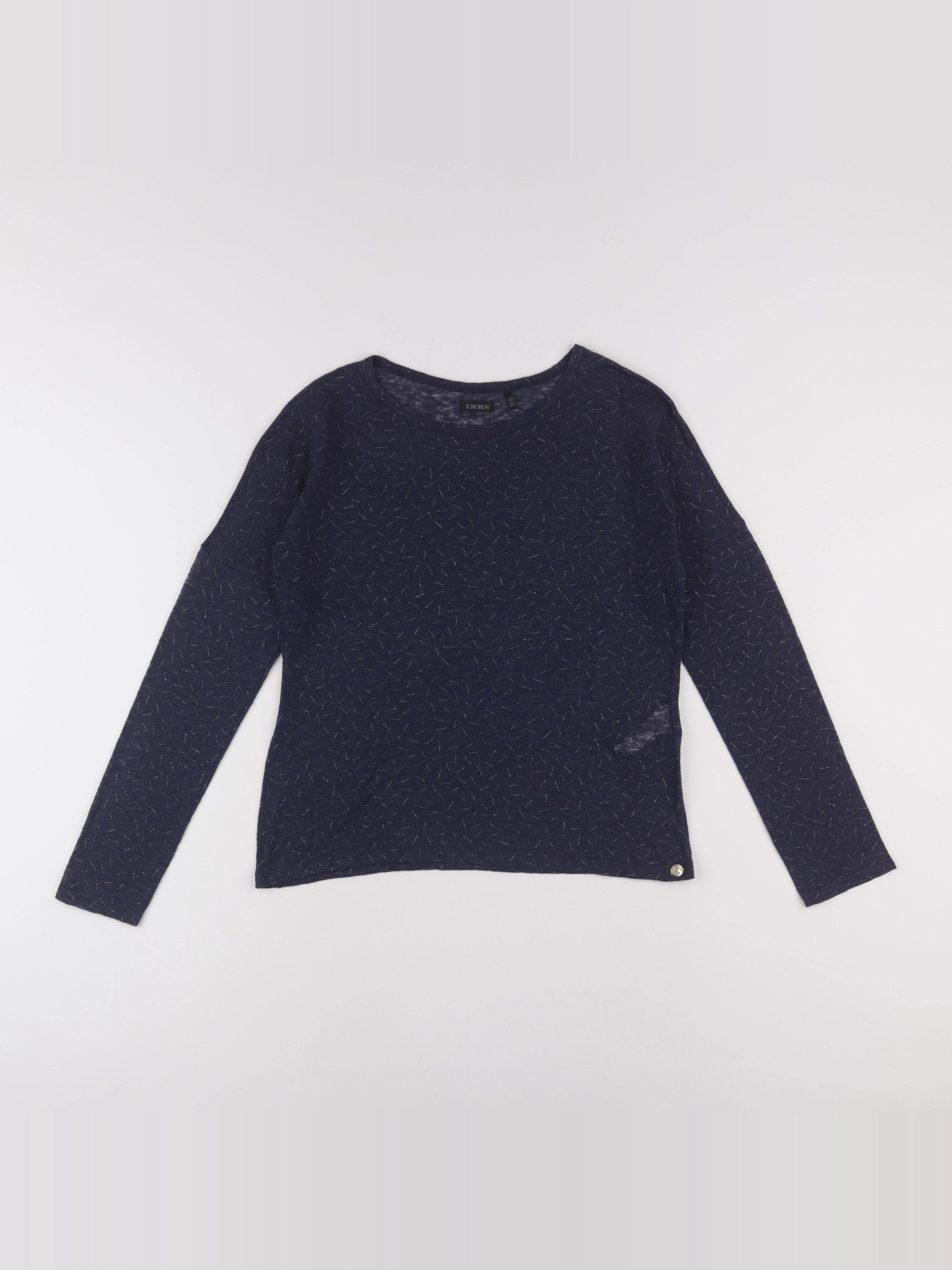 IKKS - tee-shirt bleu, or - 12 ans