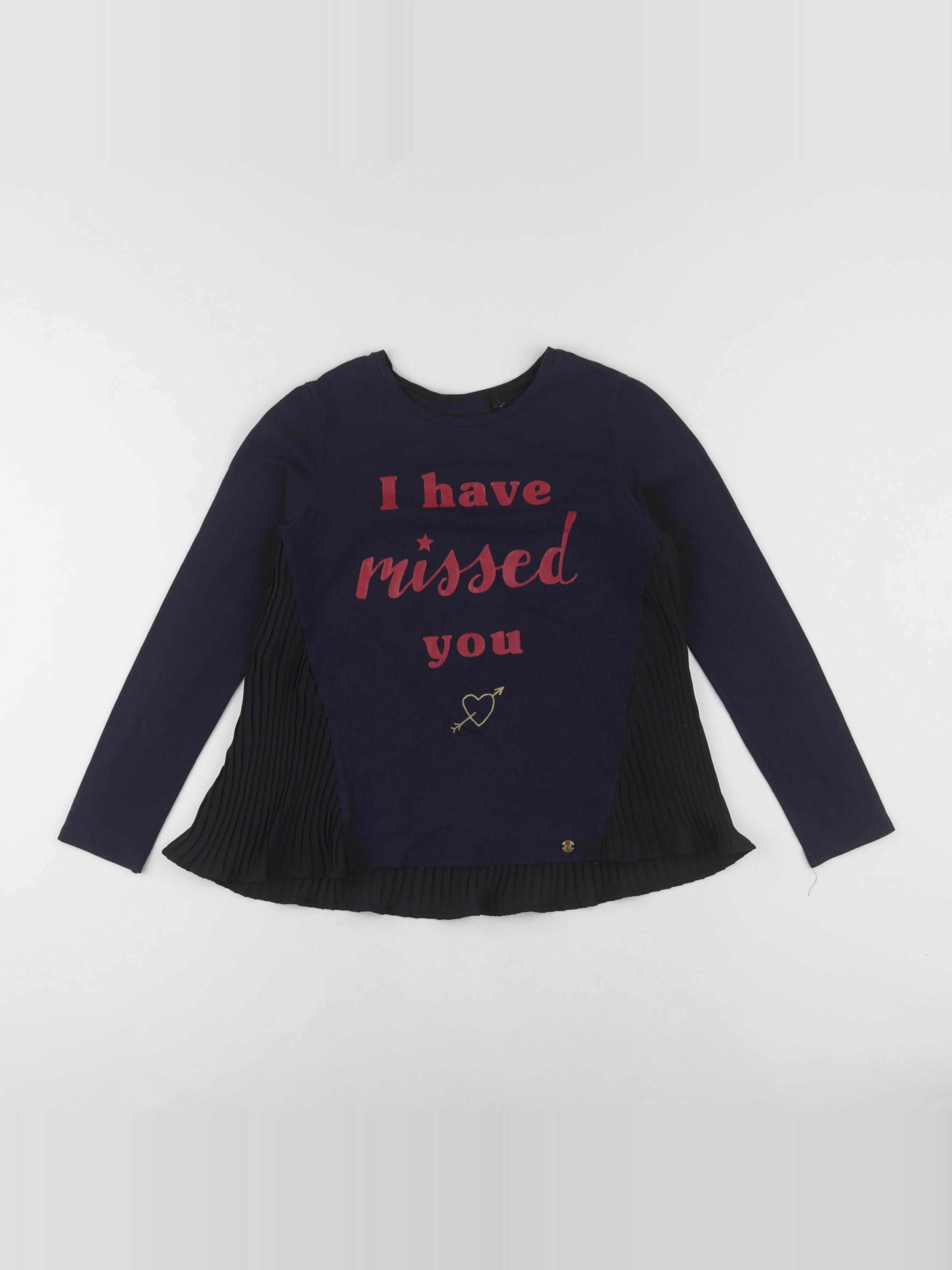 IKKS - tee-shirt bleu - 10 ans