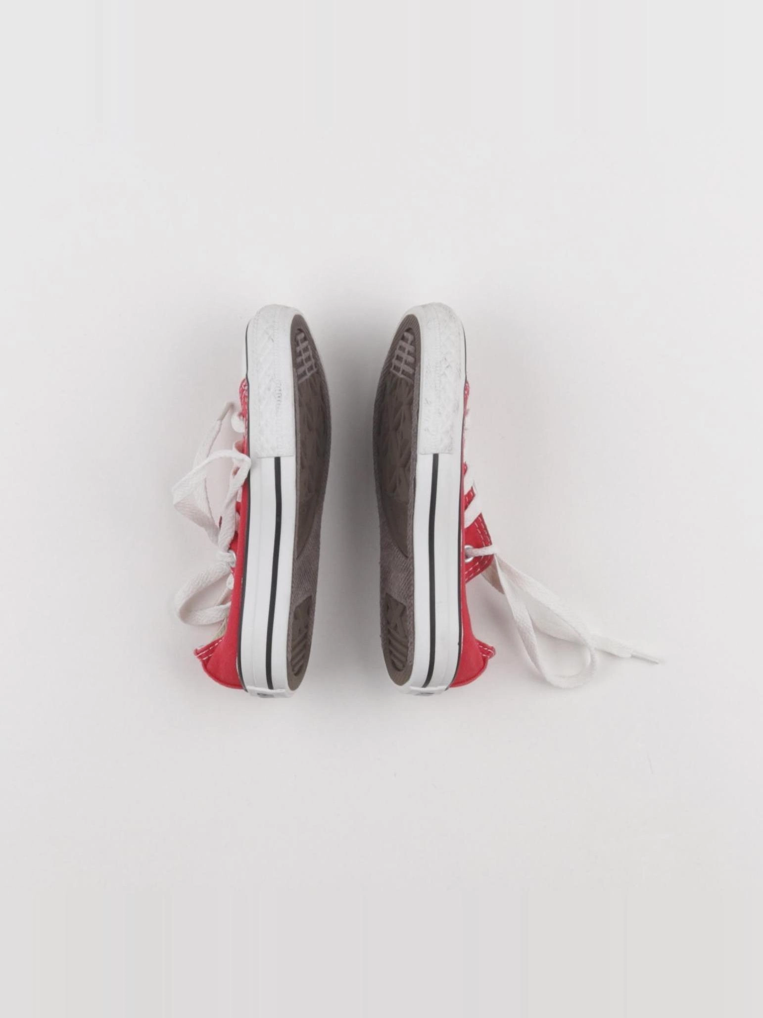 Converse - tennis à scratch/ lacets rouge - pointure 27