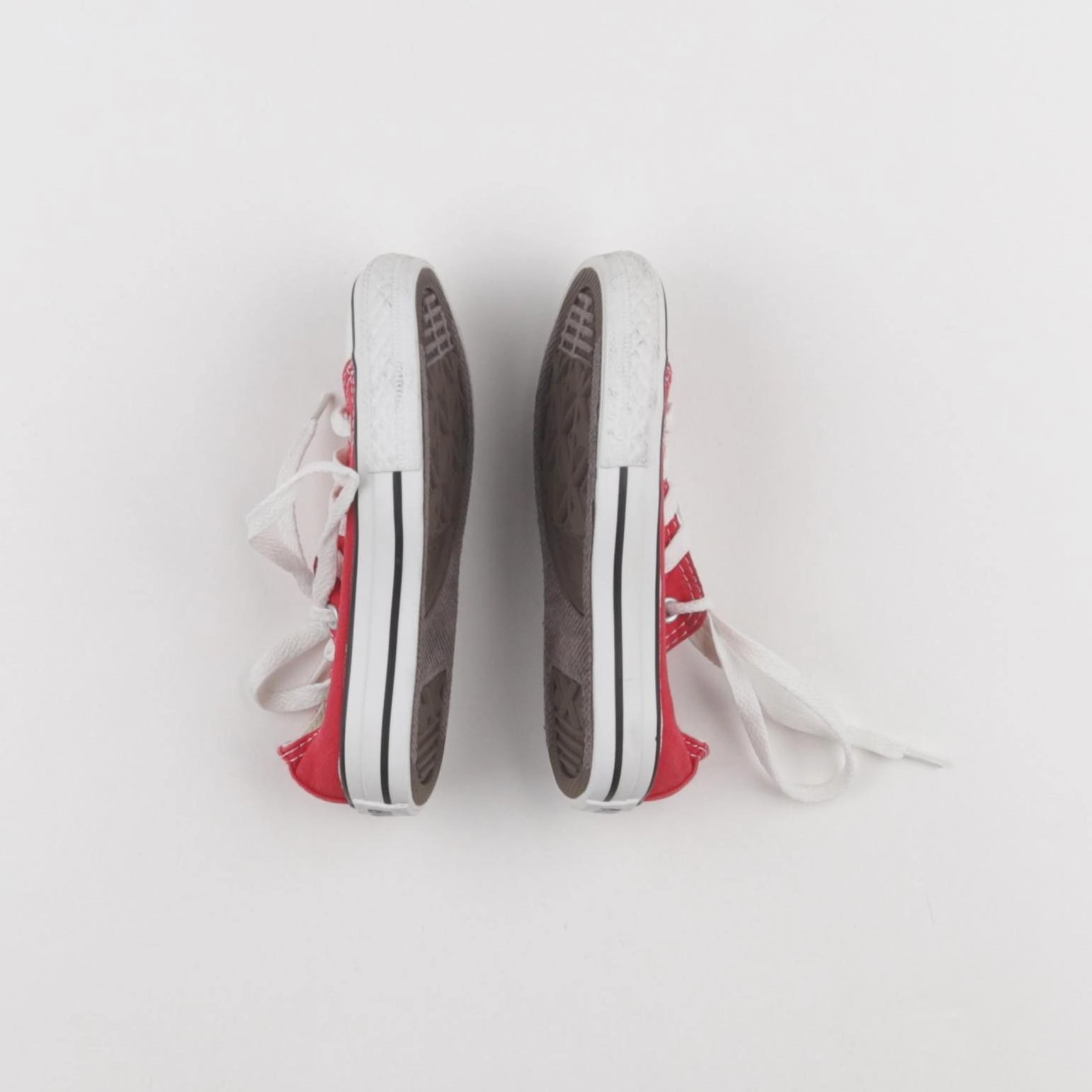 Converse - tennis à scratch/ lacets rouge - pointure 27