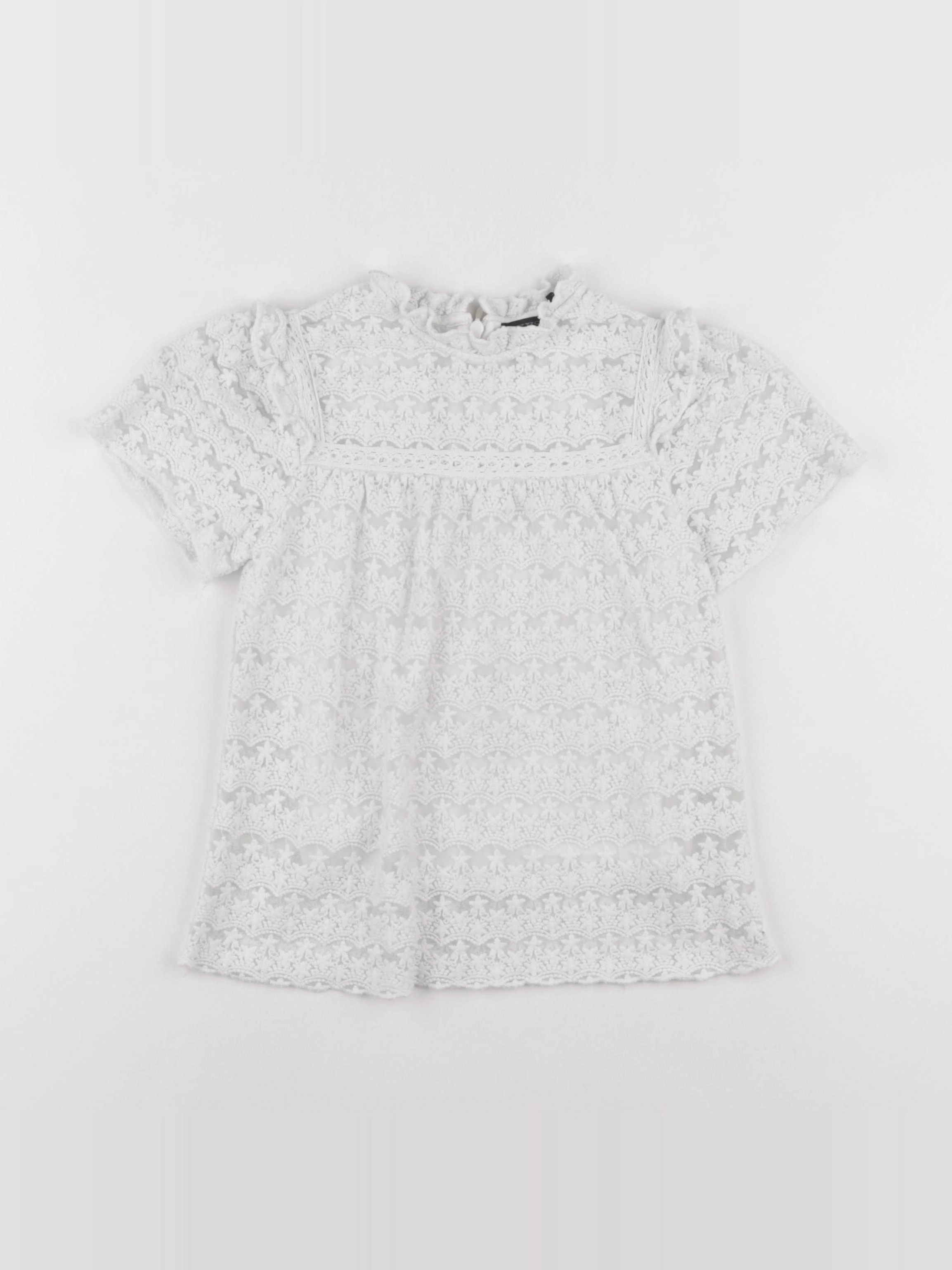 IKKS - blouse blanc - 5 ans
