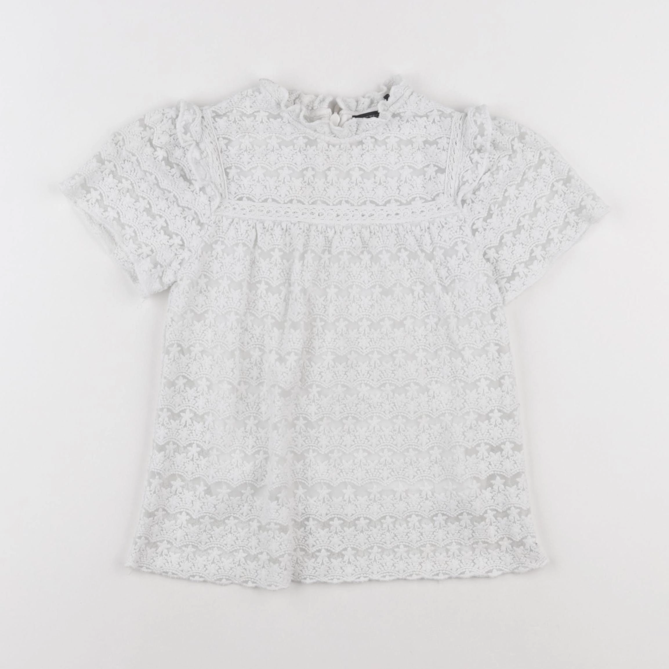 IKKS - blouse blanc - 5 ans