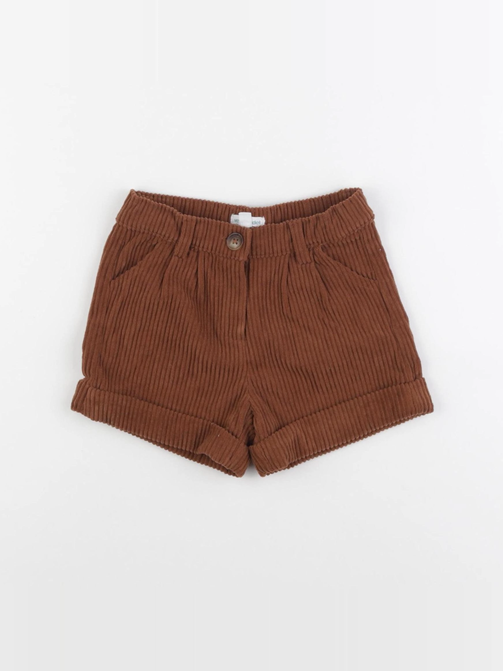 Vertbaudet - short marron - 3 ans