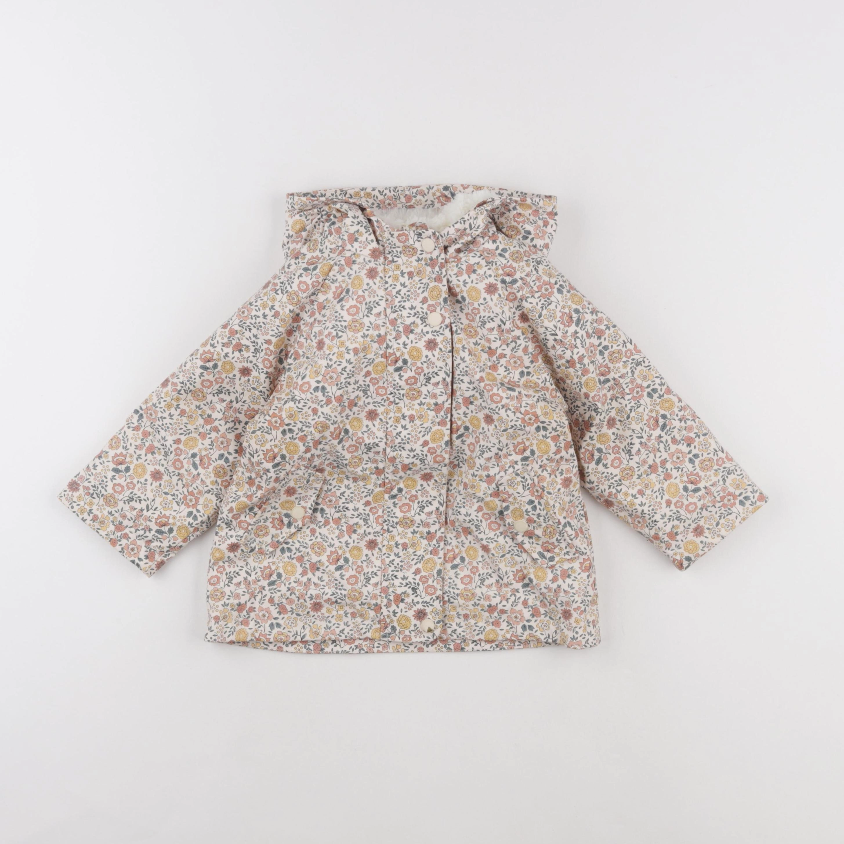 Vertbaudet - imperméable beige, marron - 2 ans