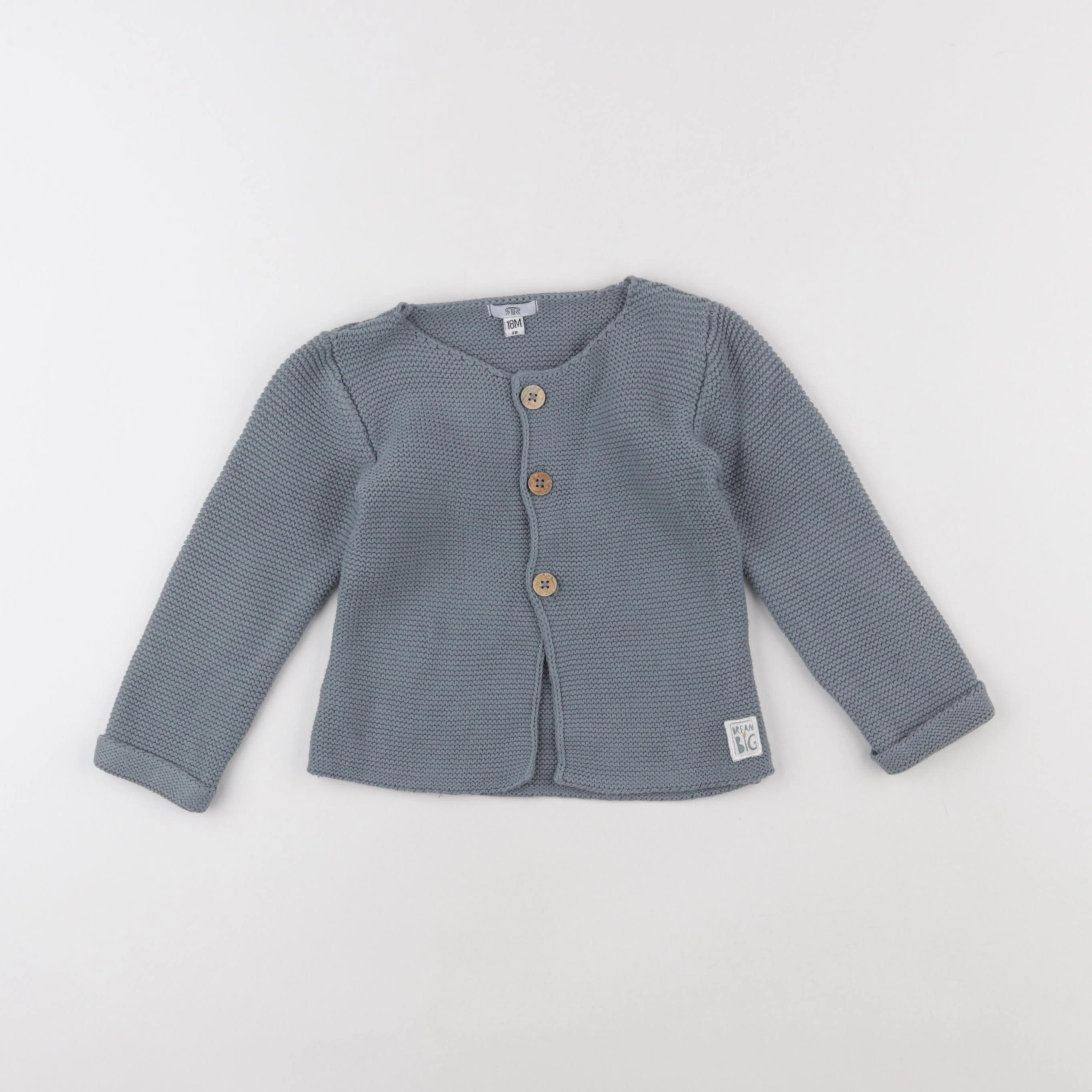 La Redoute - gilet vert - 18 mois