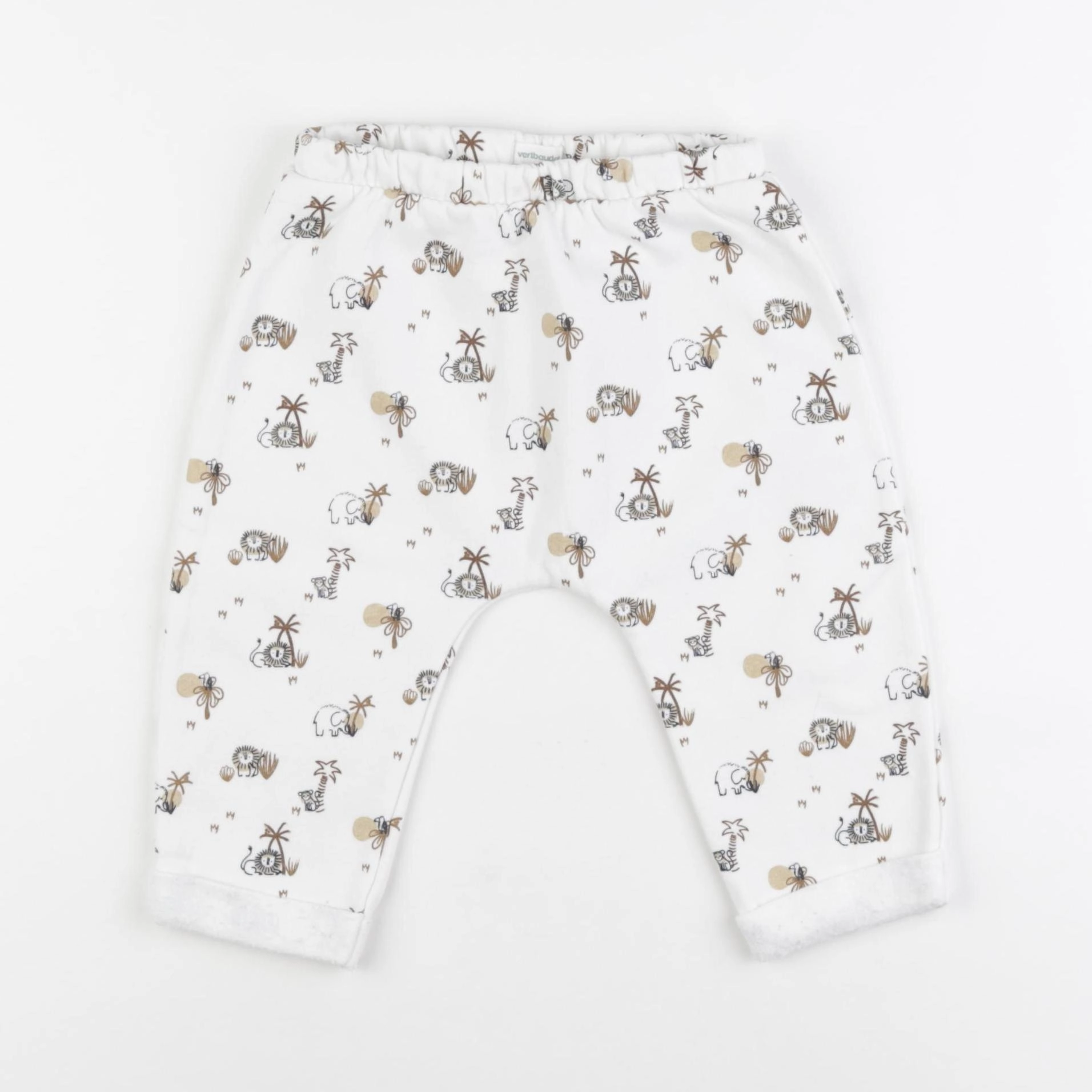 Vertbaudet - jogging blanc - 18 mois