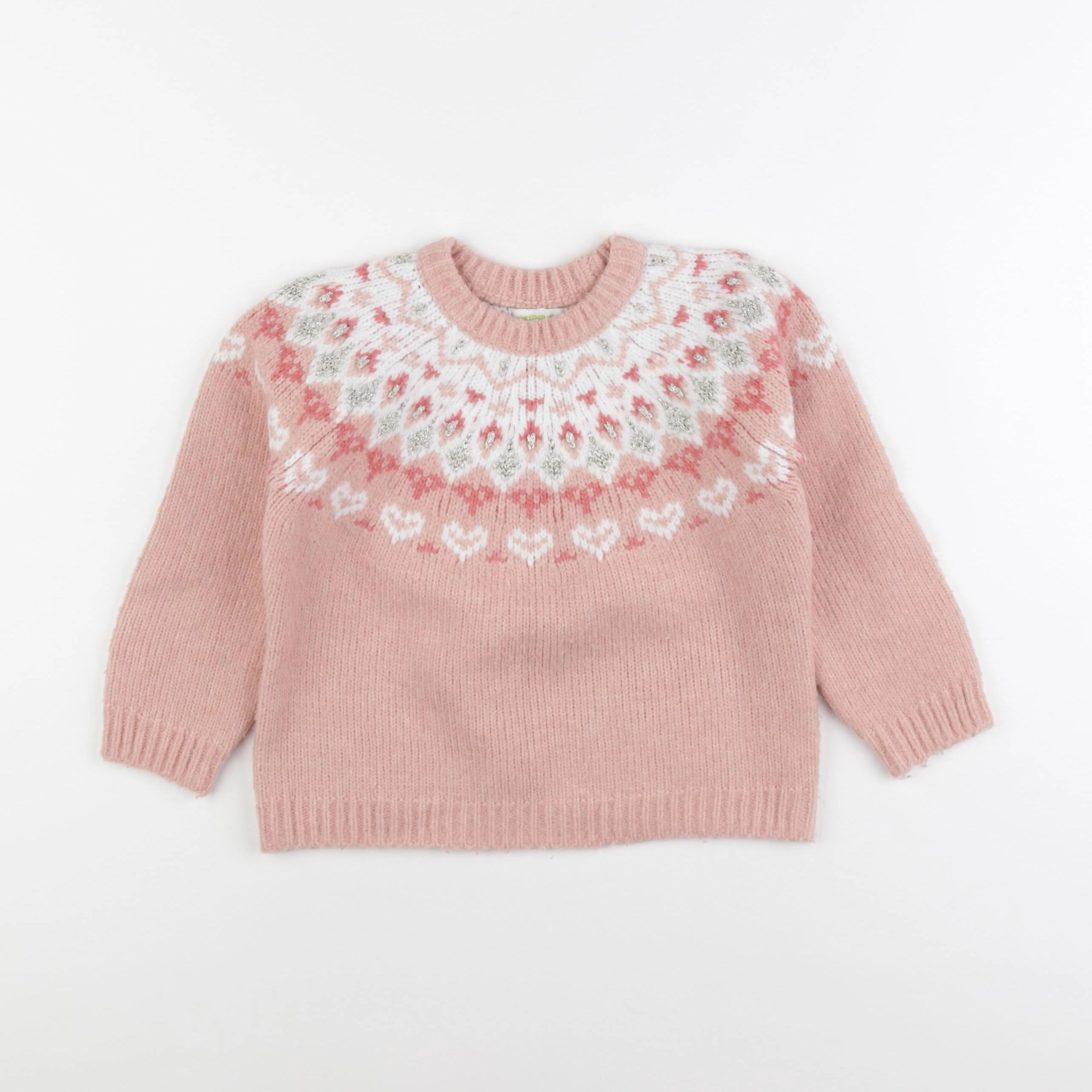 Vertbaudet - pull rose - 5 ans