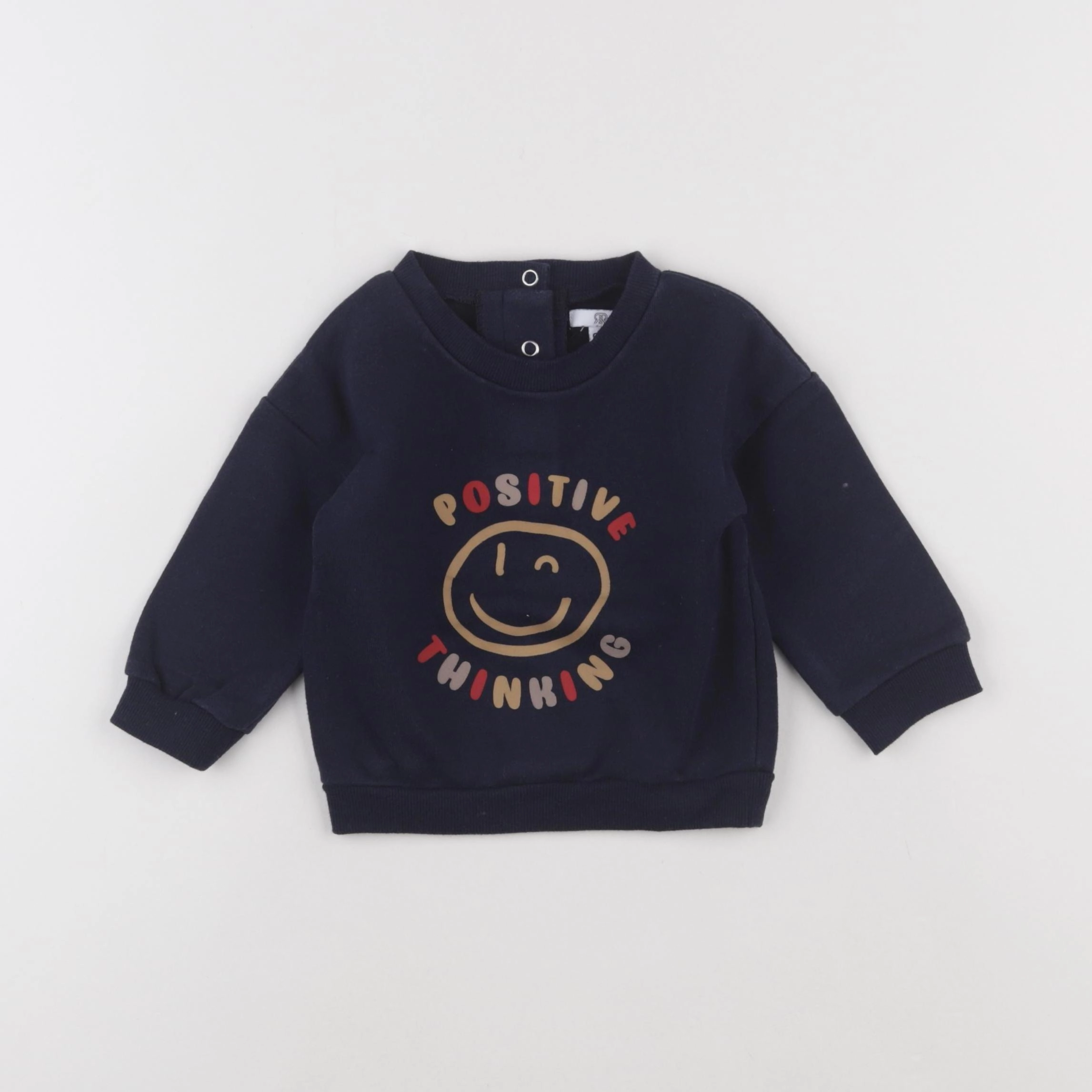 La Redoute - sweat bleu - 9 mois