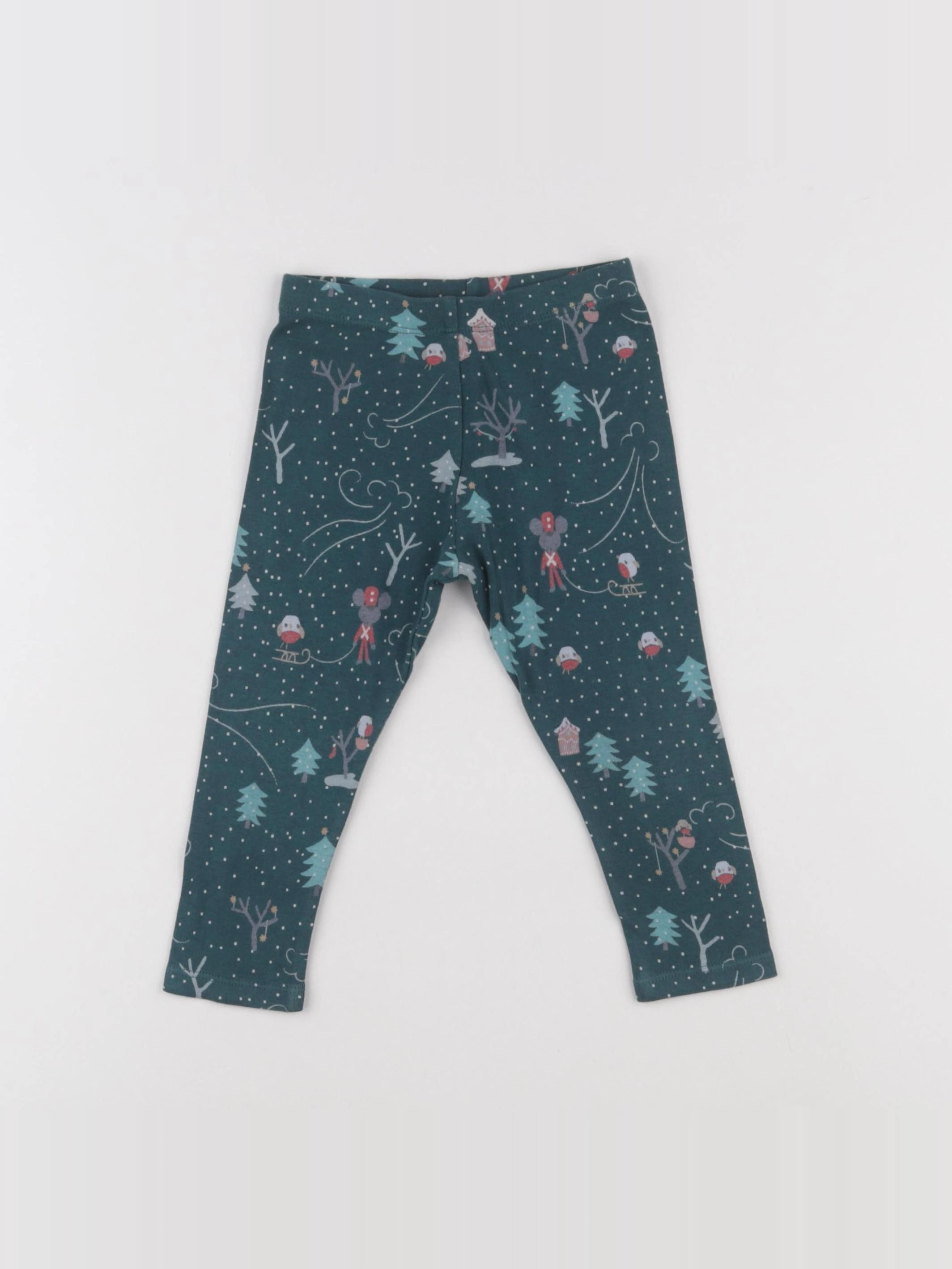 Marks & Spencer  - legging vert - 24 mois