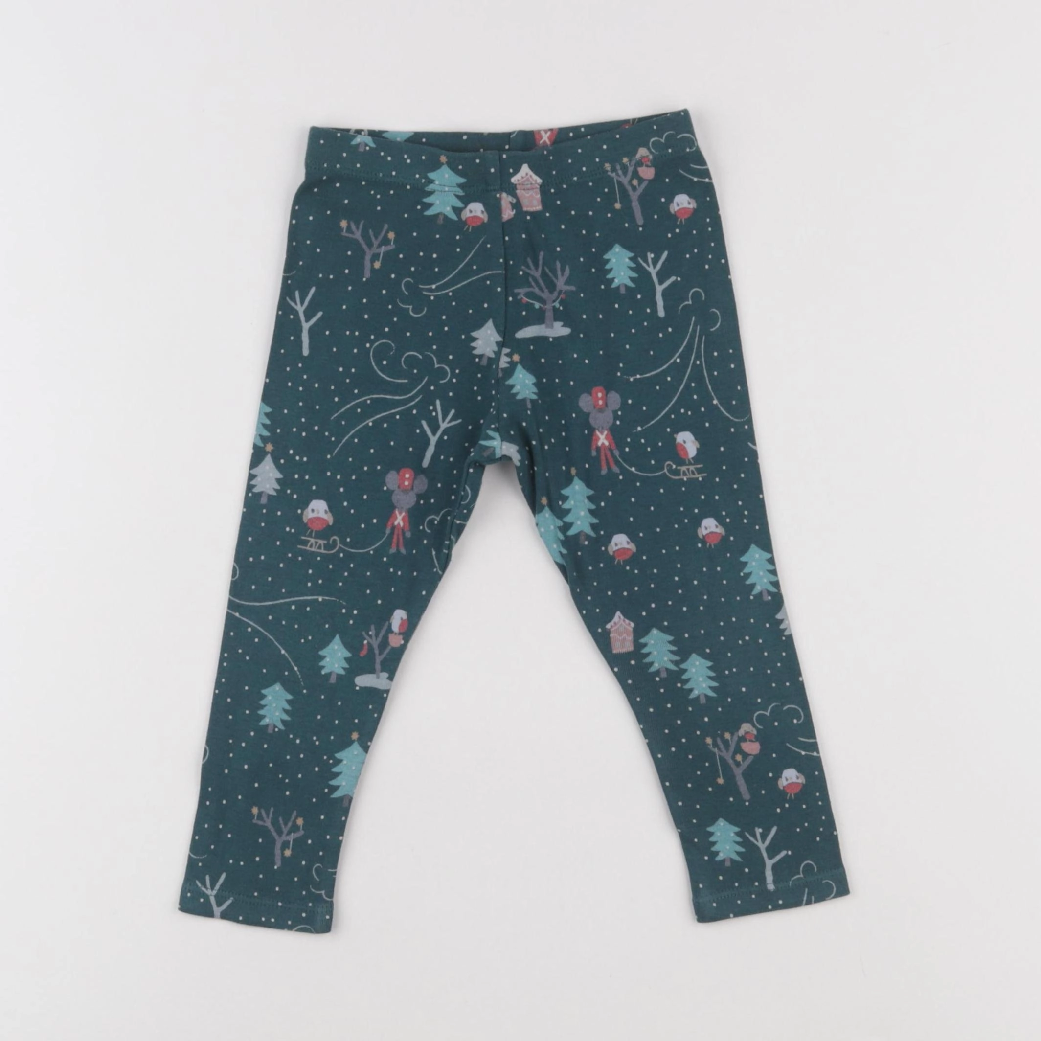 Marks & Spencer  - legging vert - 24 mois