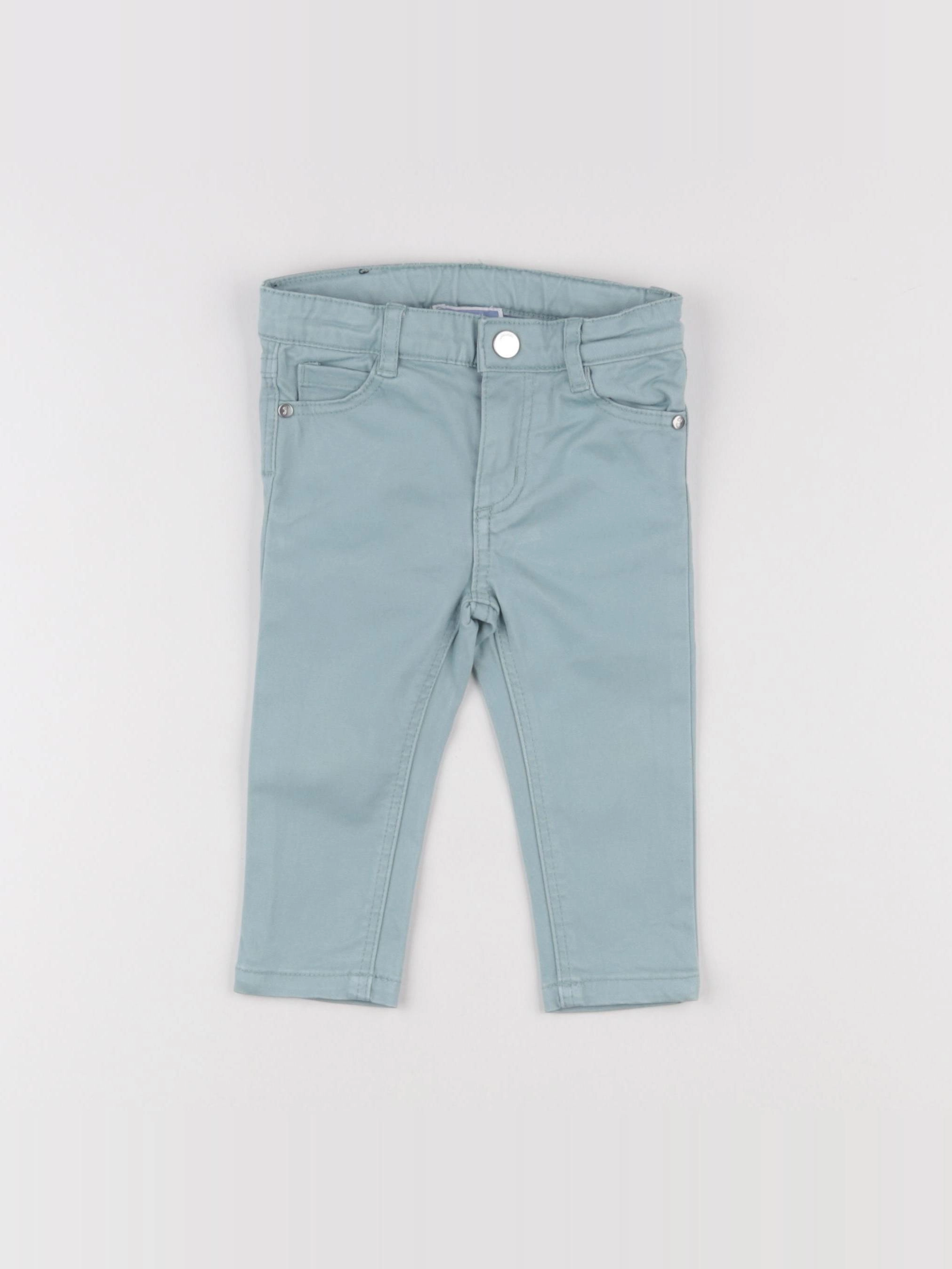 Jacadi - pantalon vert - 12 mois