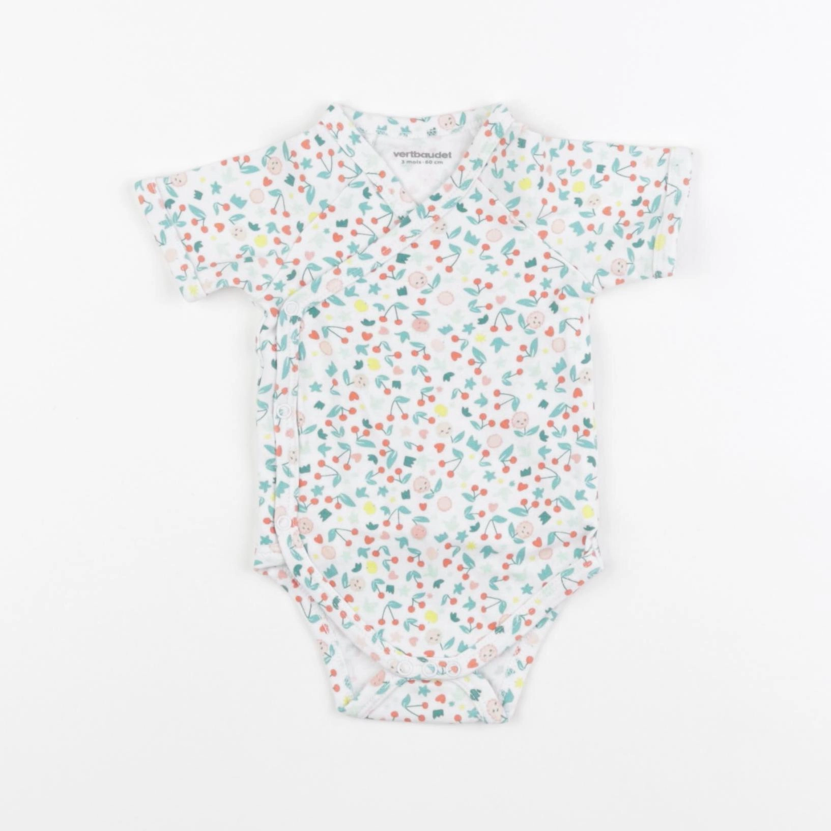 Vertbaudet - body blanc - 3 mois