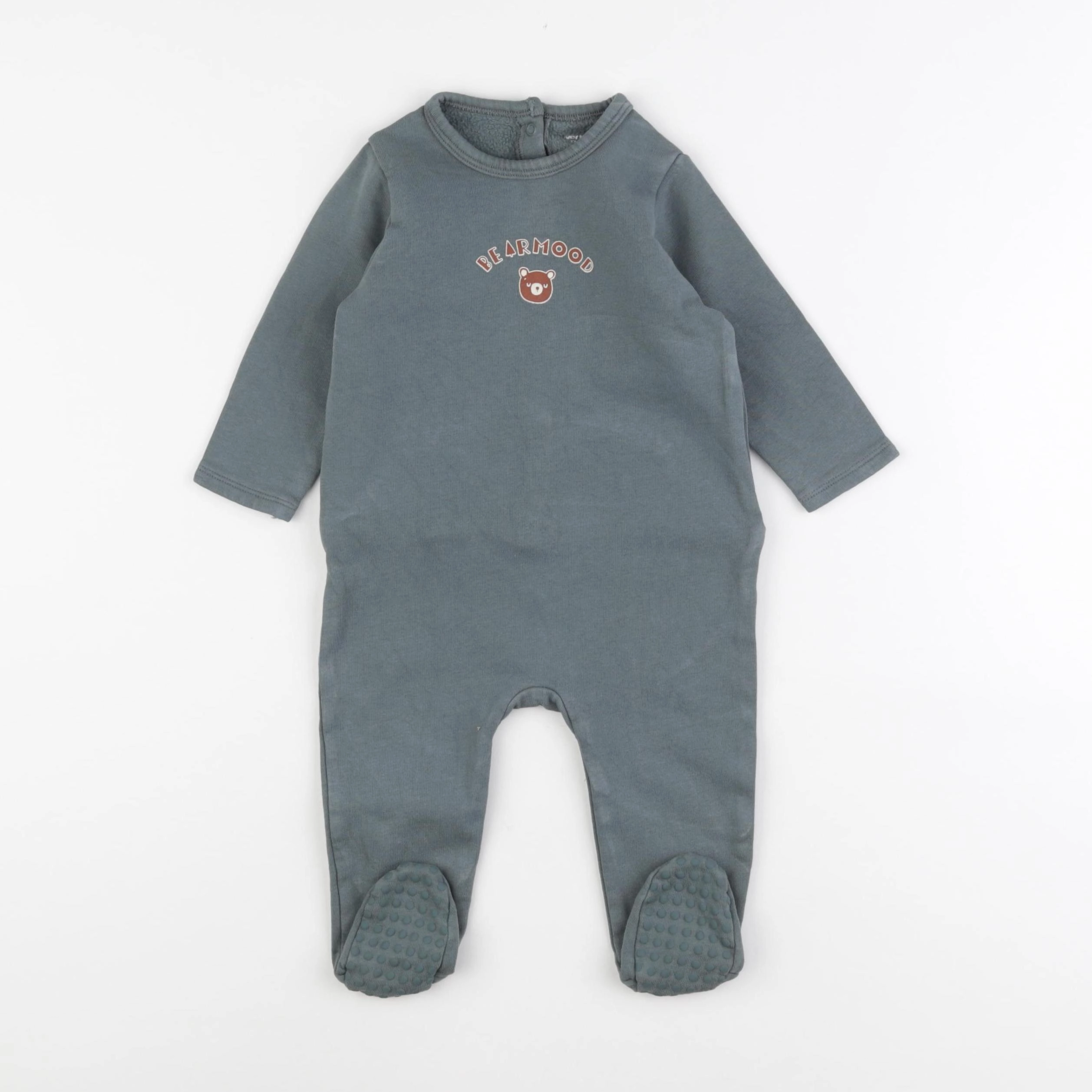 Vertbaudet - pyjama coton vert - 12 mois