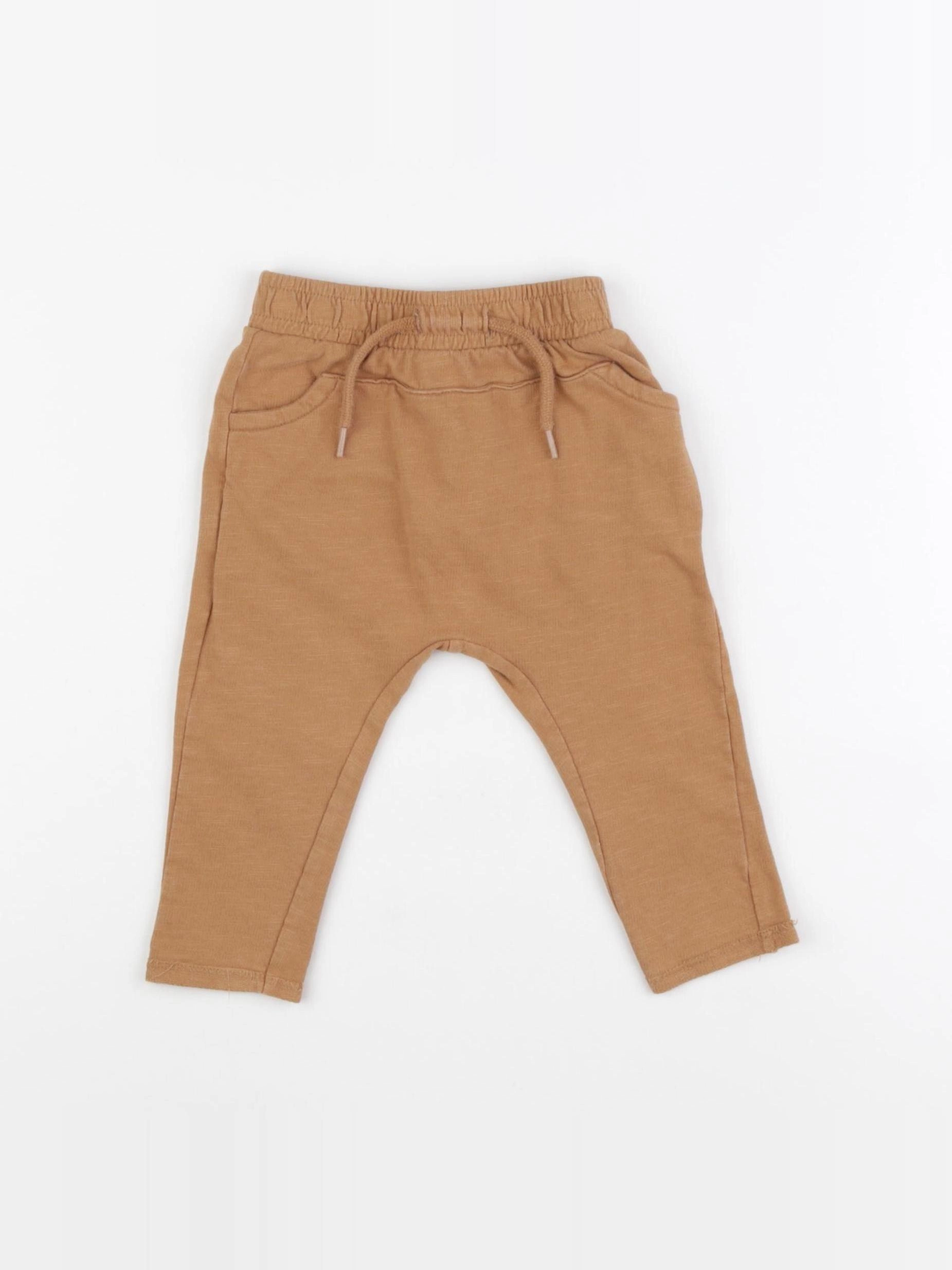 Vertbaudet - pantalon marron - 6 mois