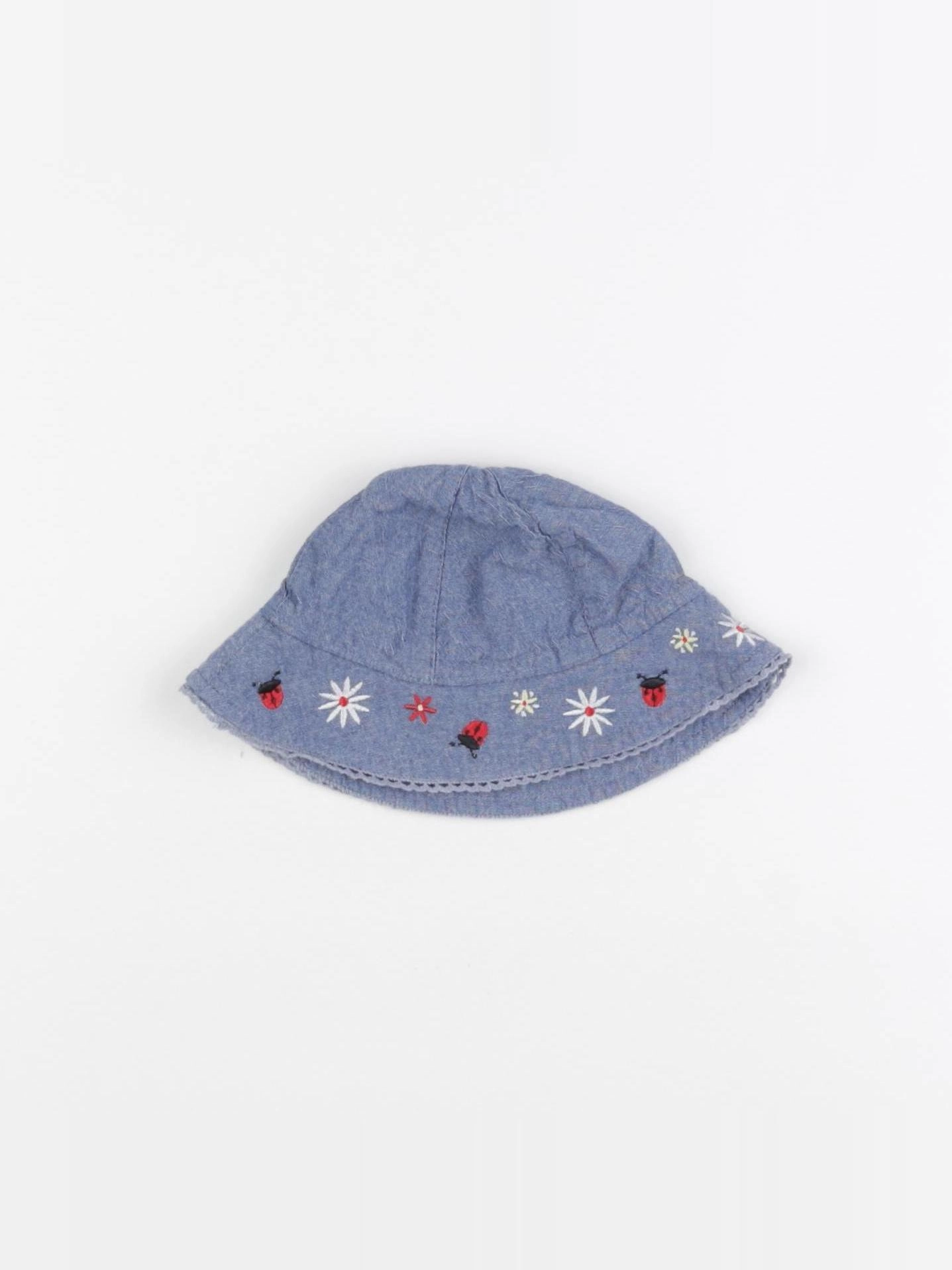 Vertbaudet - chapeau bleu - 3/6 mois