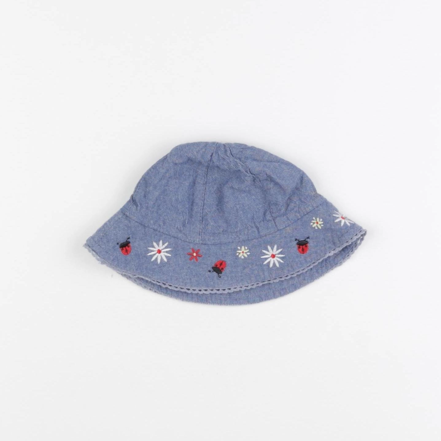 Vertbaudet - chapeau bleu - 3/6 mois