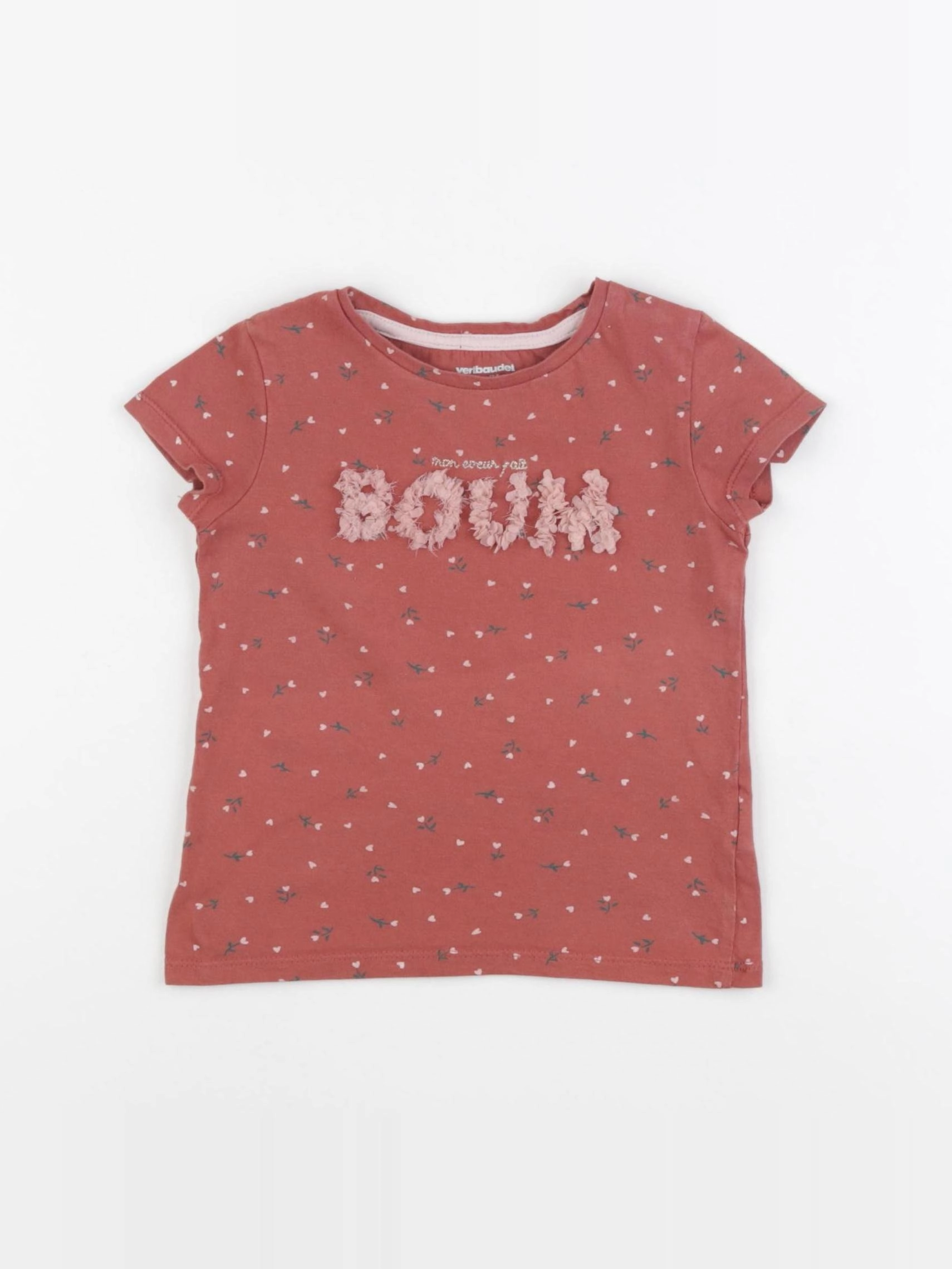Vertbaudet - tee-shirt rose - 3 ans