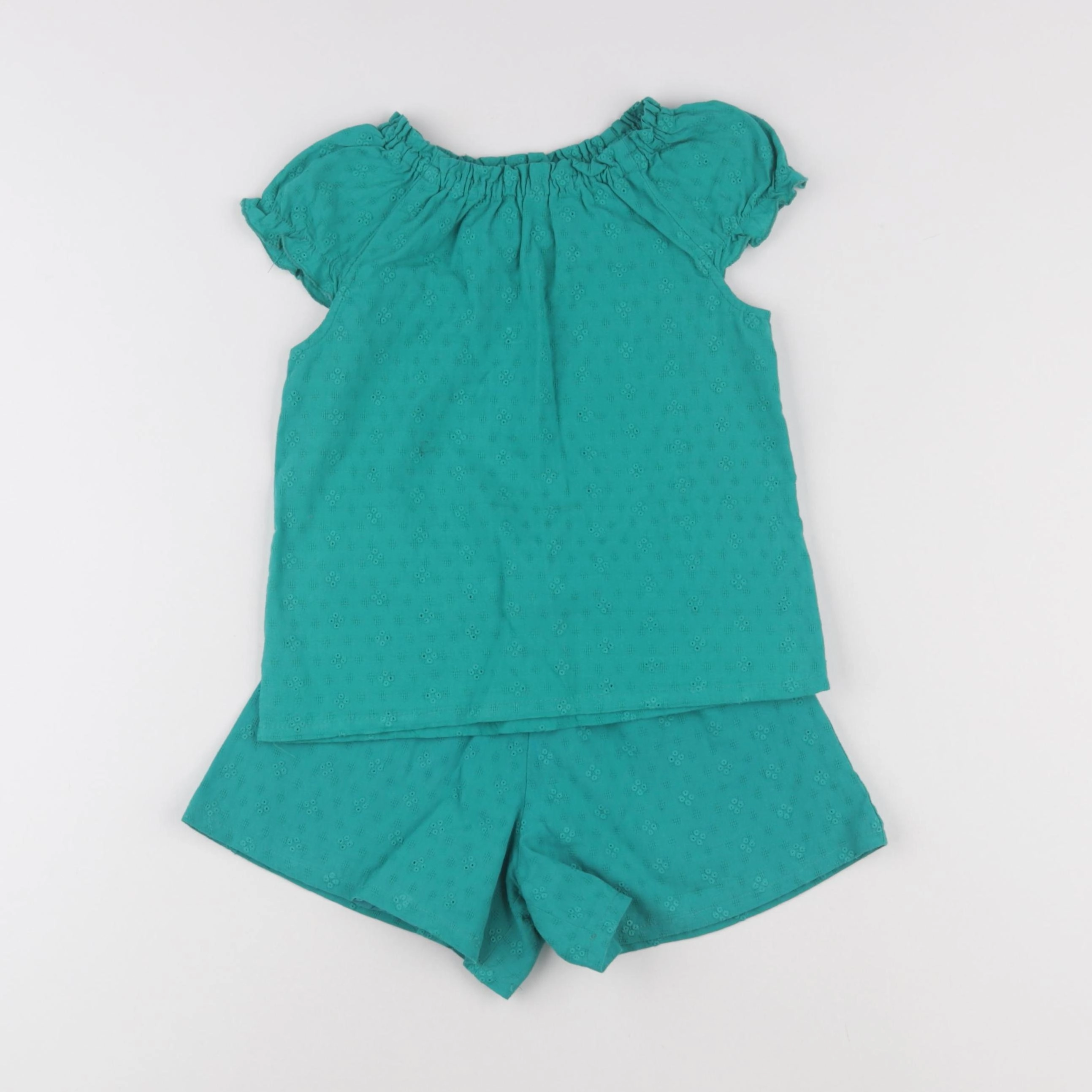 Okaidi - ensemble vert - 4 ans