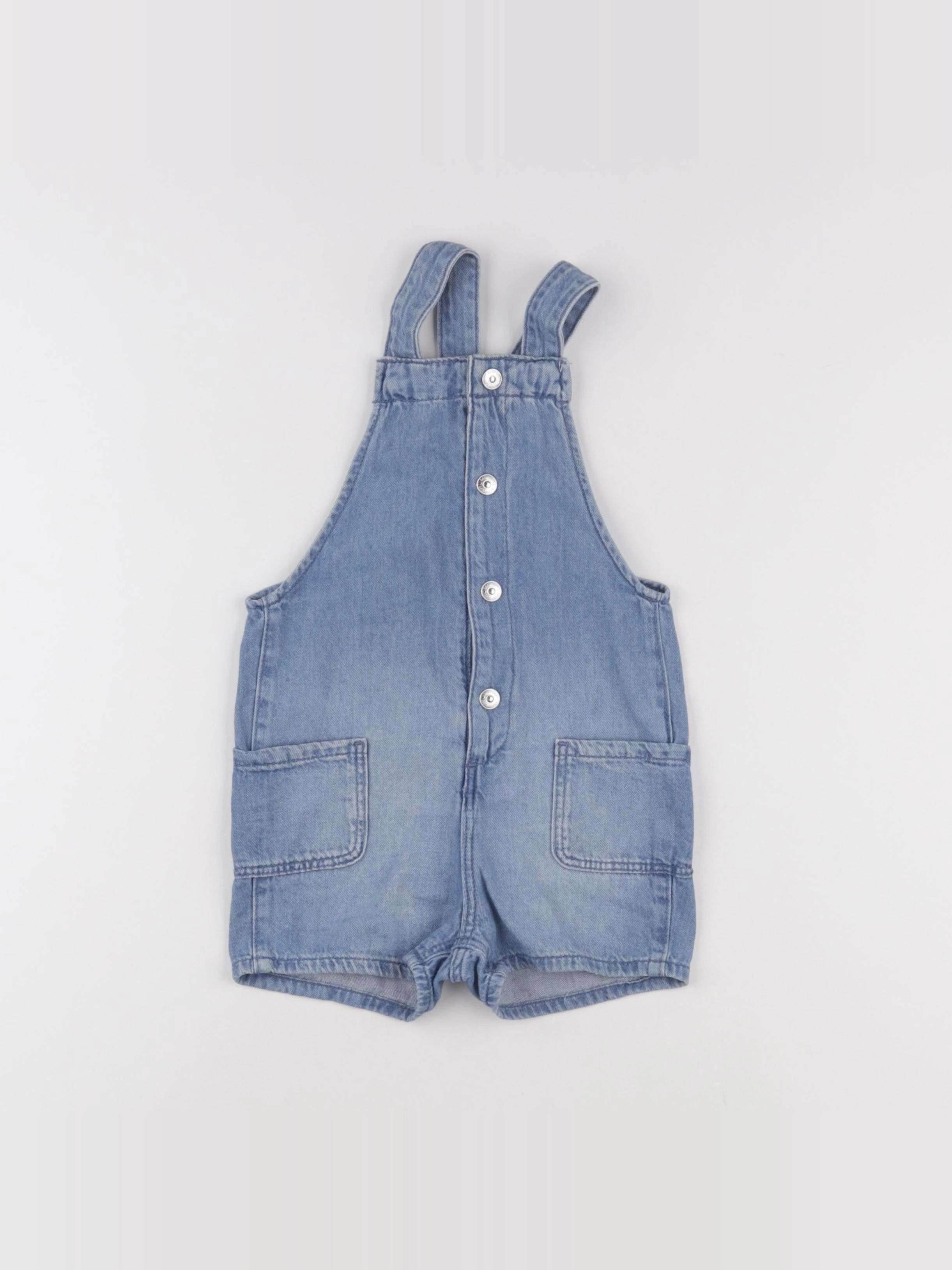H&M - combinaison bleu - 12/18 mois