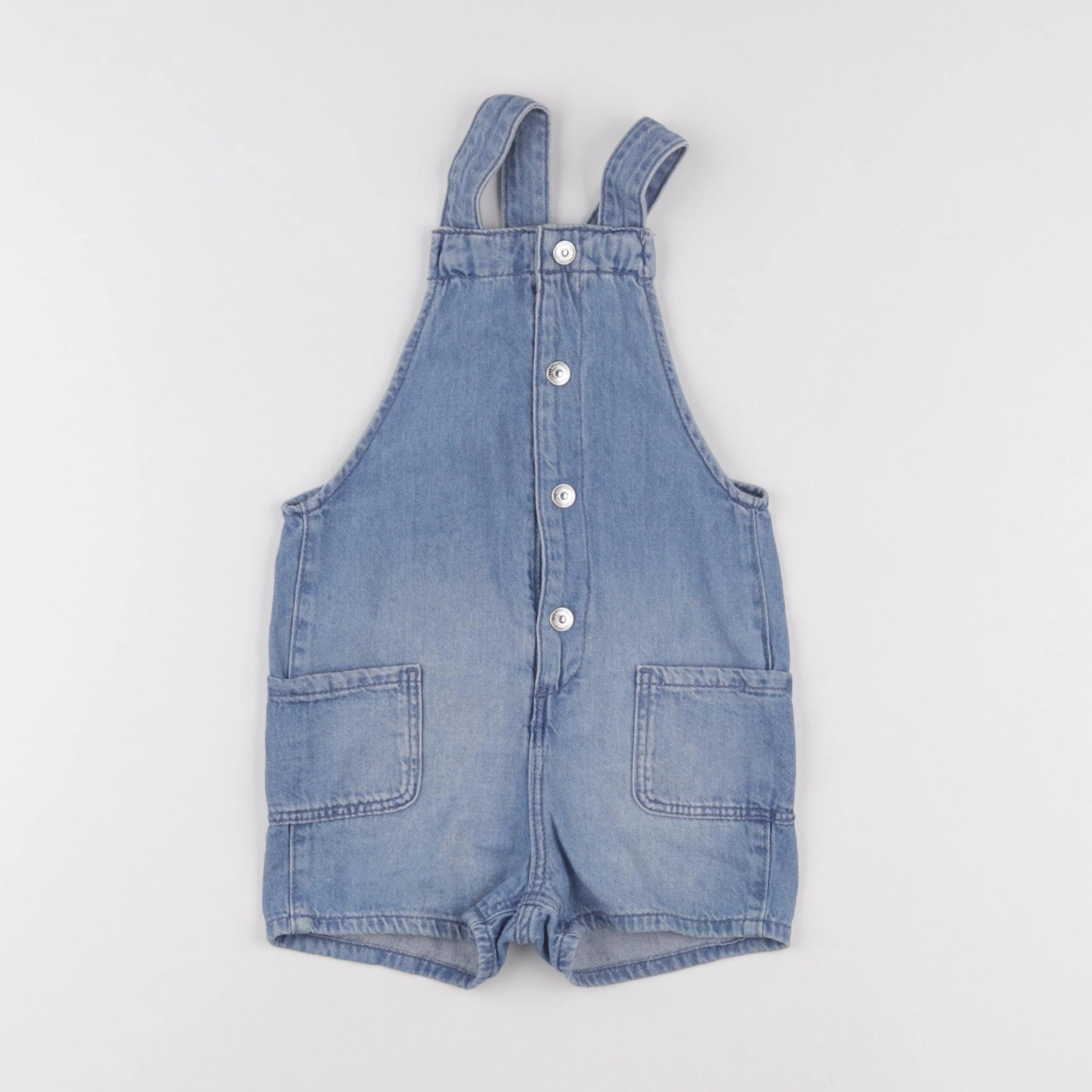 H&M - combinaison bleu - 12/18 mois