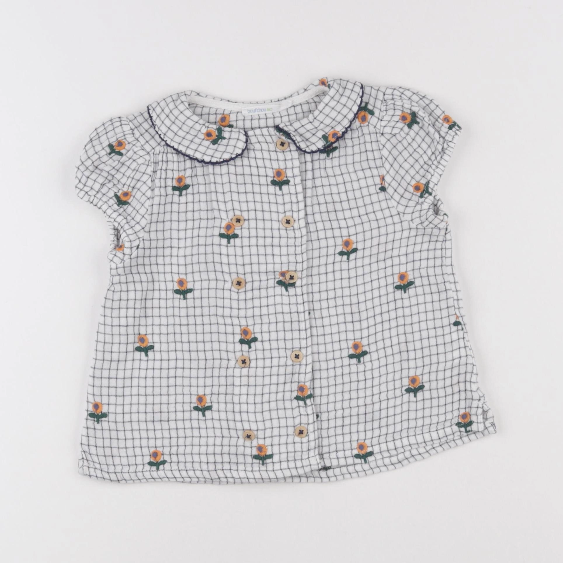 Boutchou - blouse blanc, noir - 36 mois
