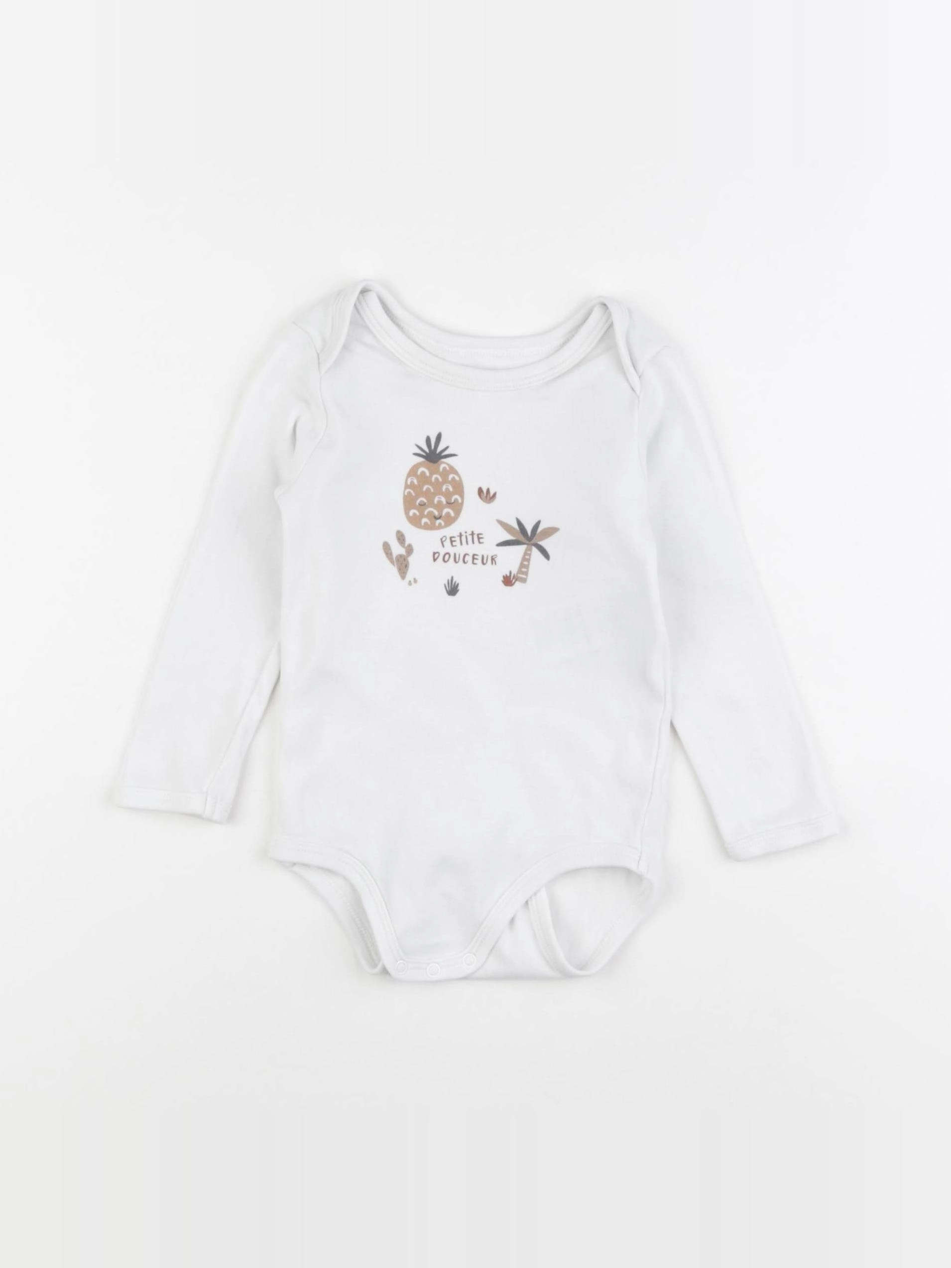 Vertbaudet - body blanc - 18 mois