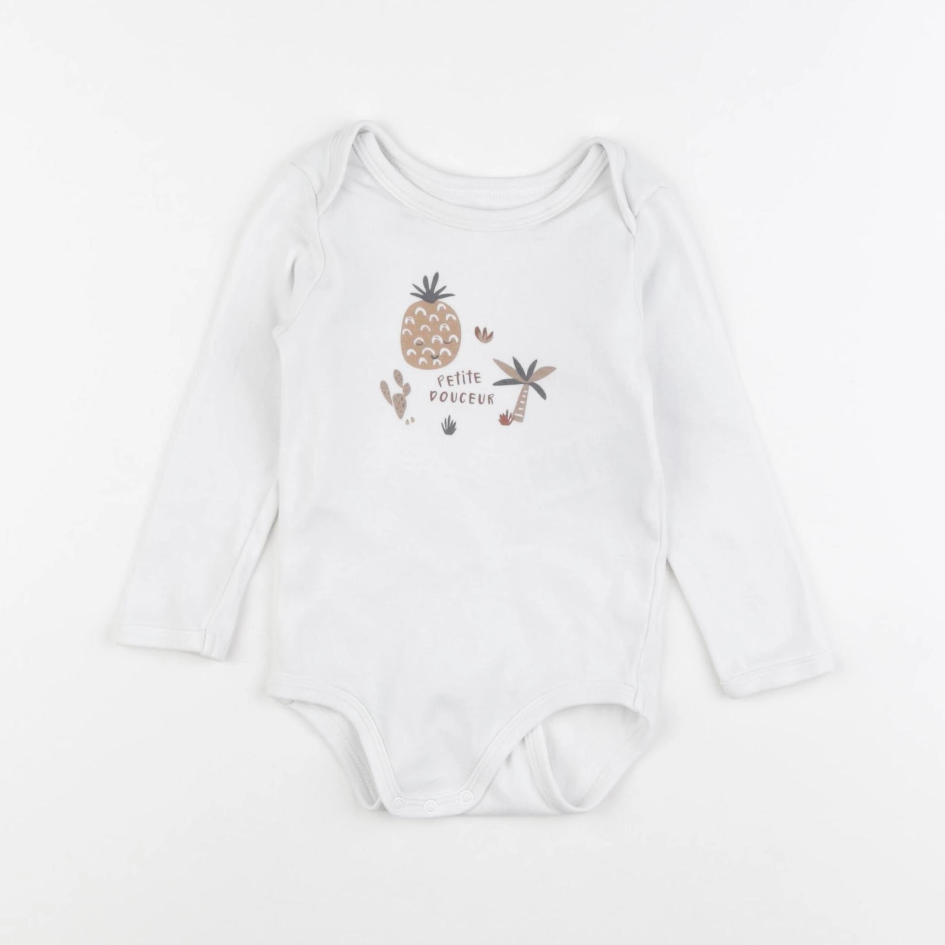 Vertbaudet - body blanc - 18 mois