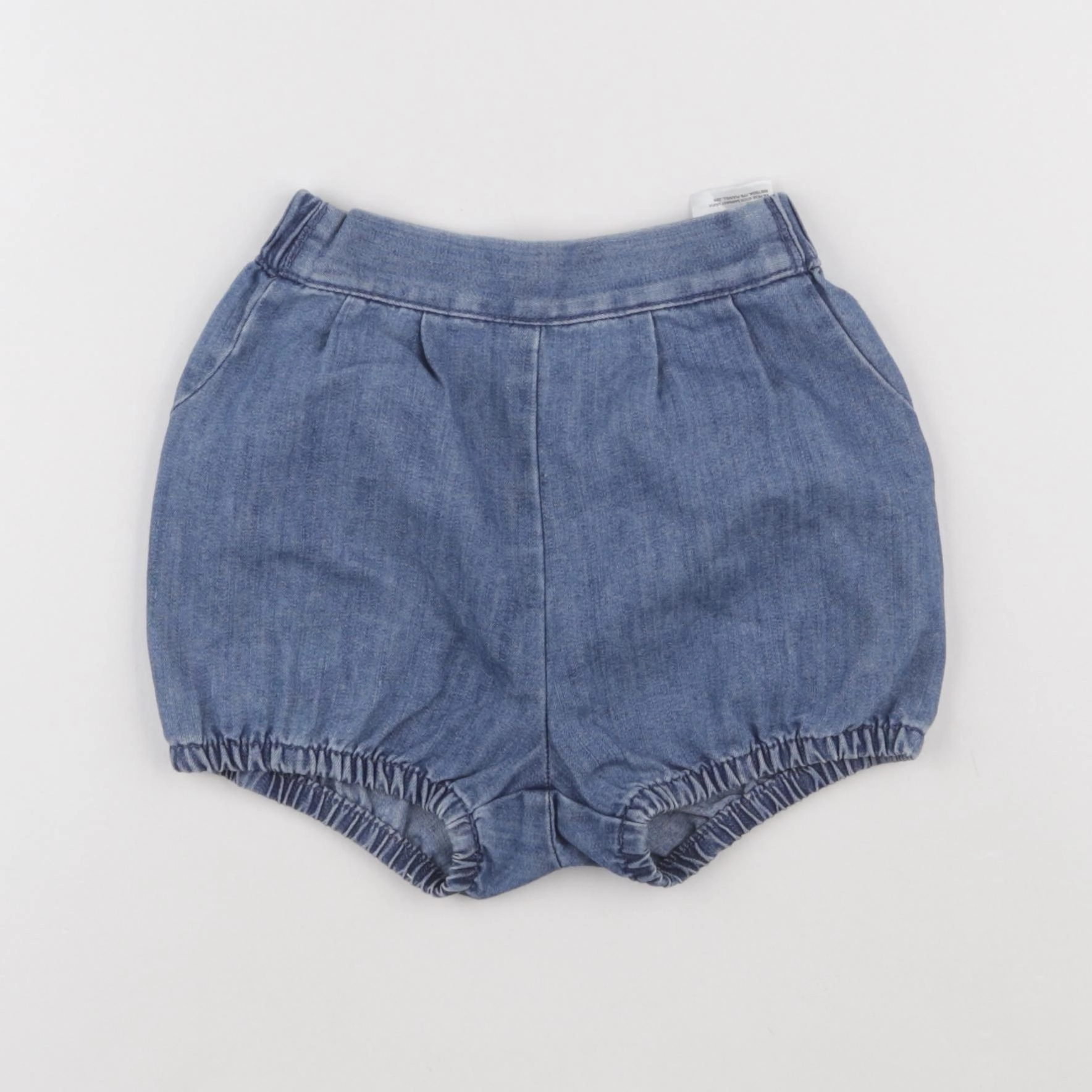 H&M - short bleu - 2/3 ans