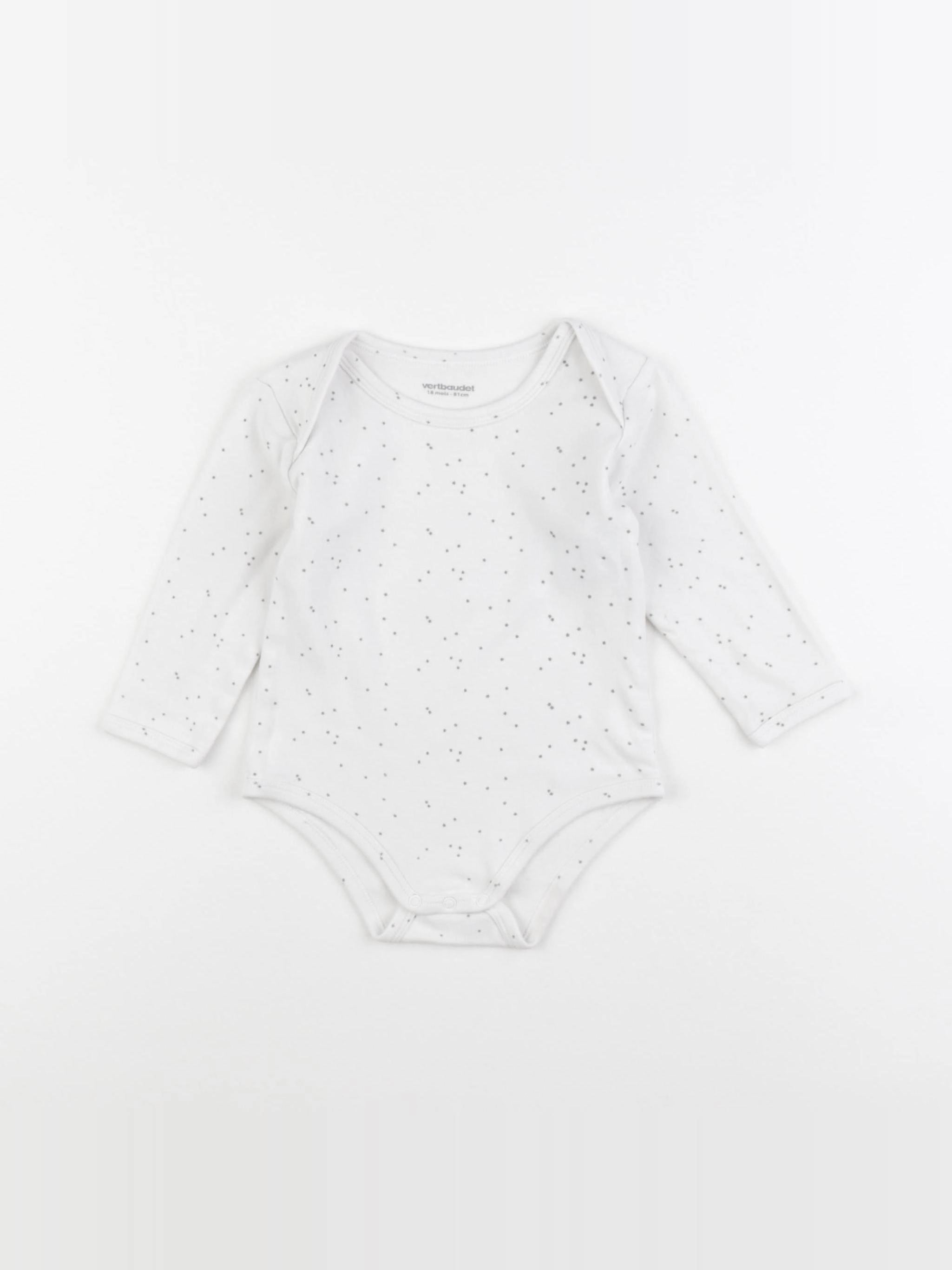 Vertbaudet - body blanc - 18 mois