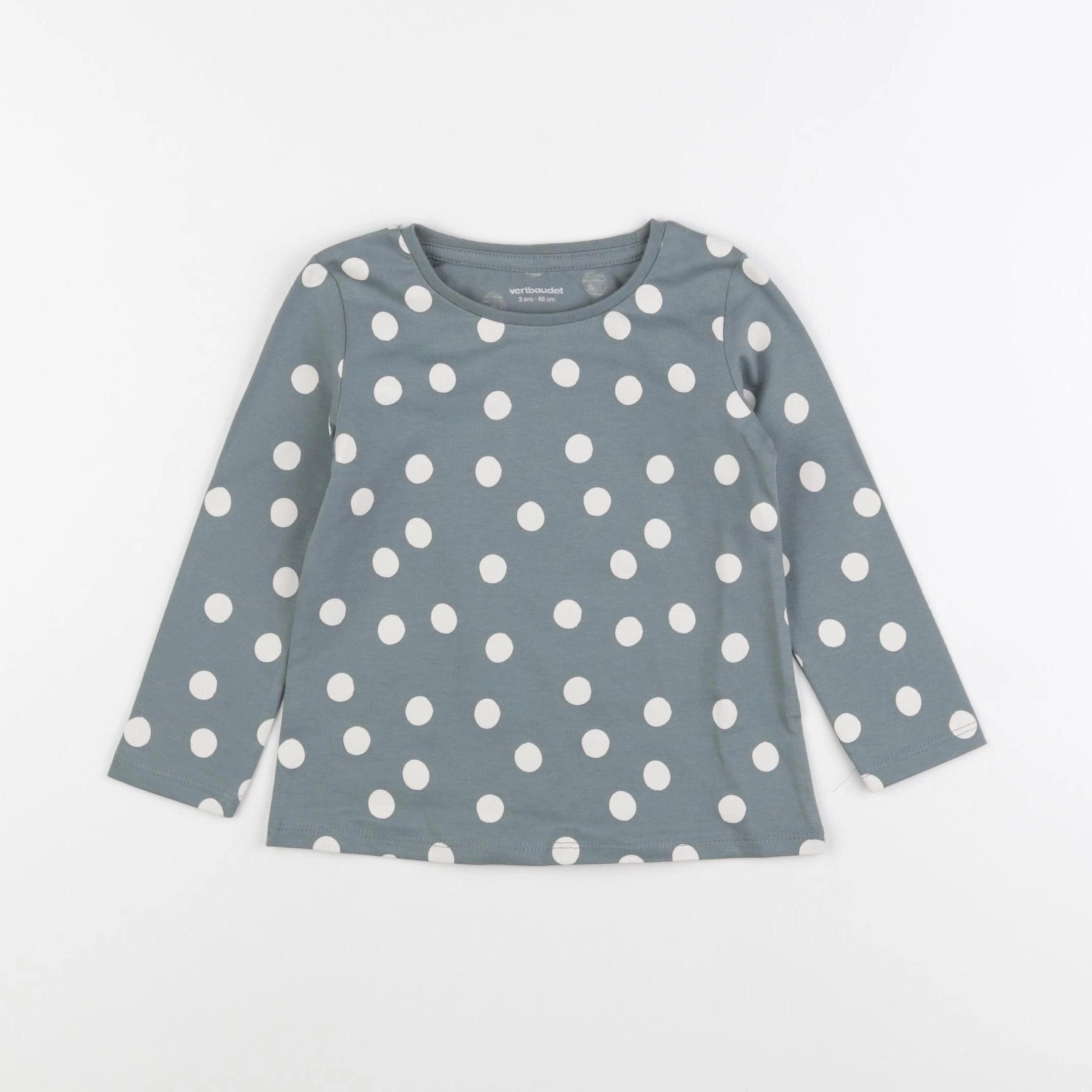 Vertbaudet - tee-shirt vert - 2 ans