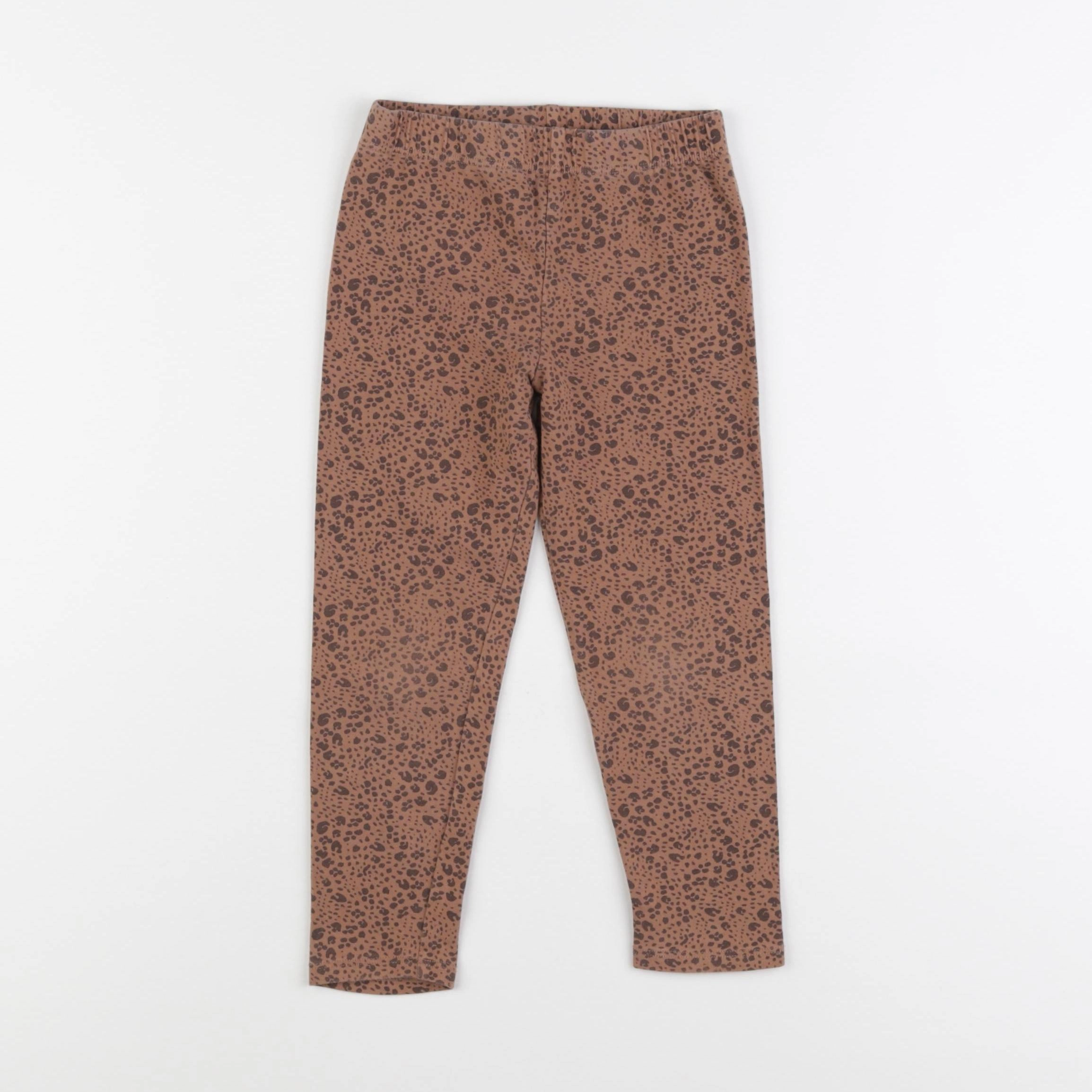Vertbaudet - legging marron - 4 ans