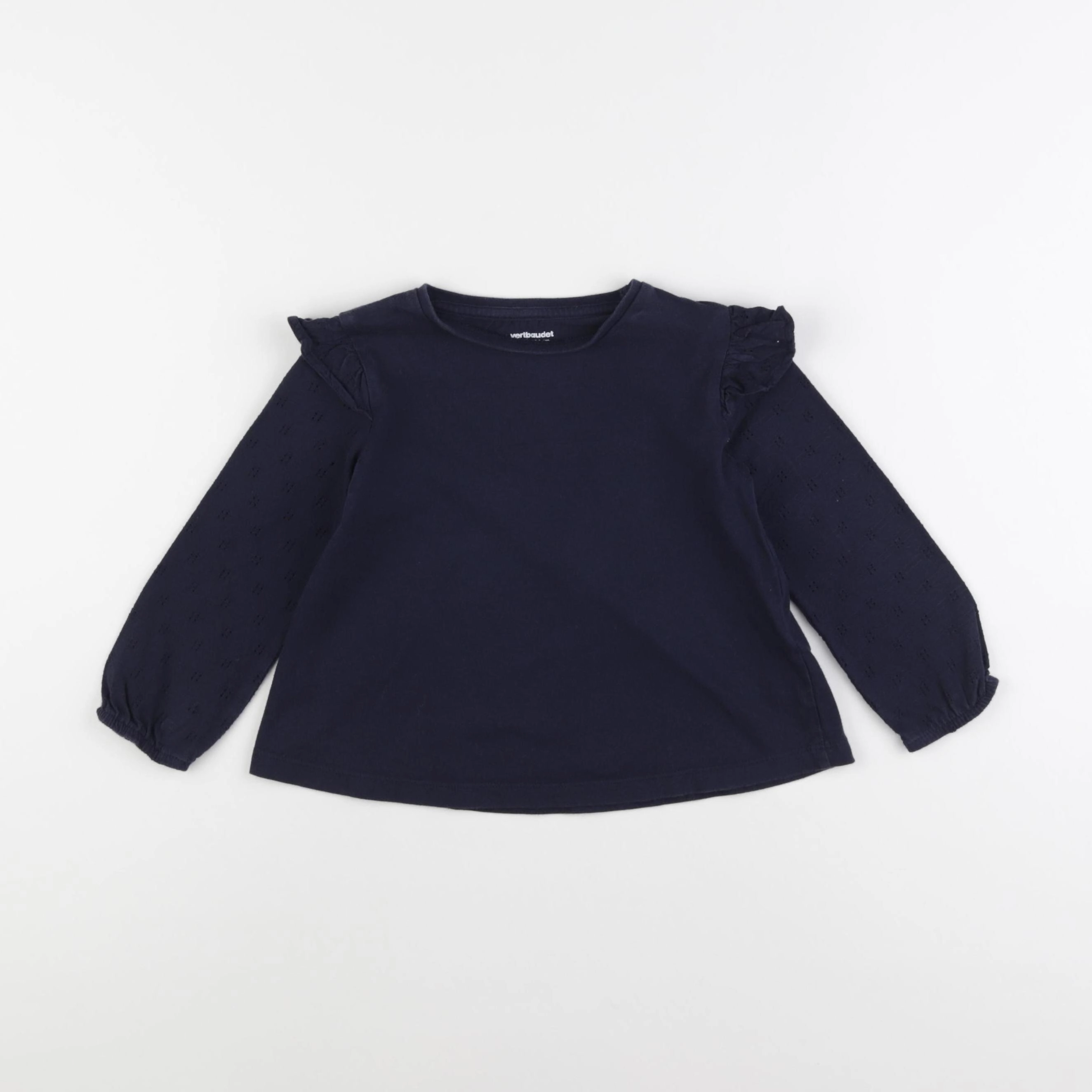 Vertbaudet - tee-shirt bleu - 4 ans