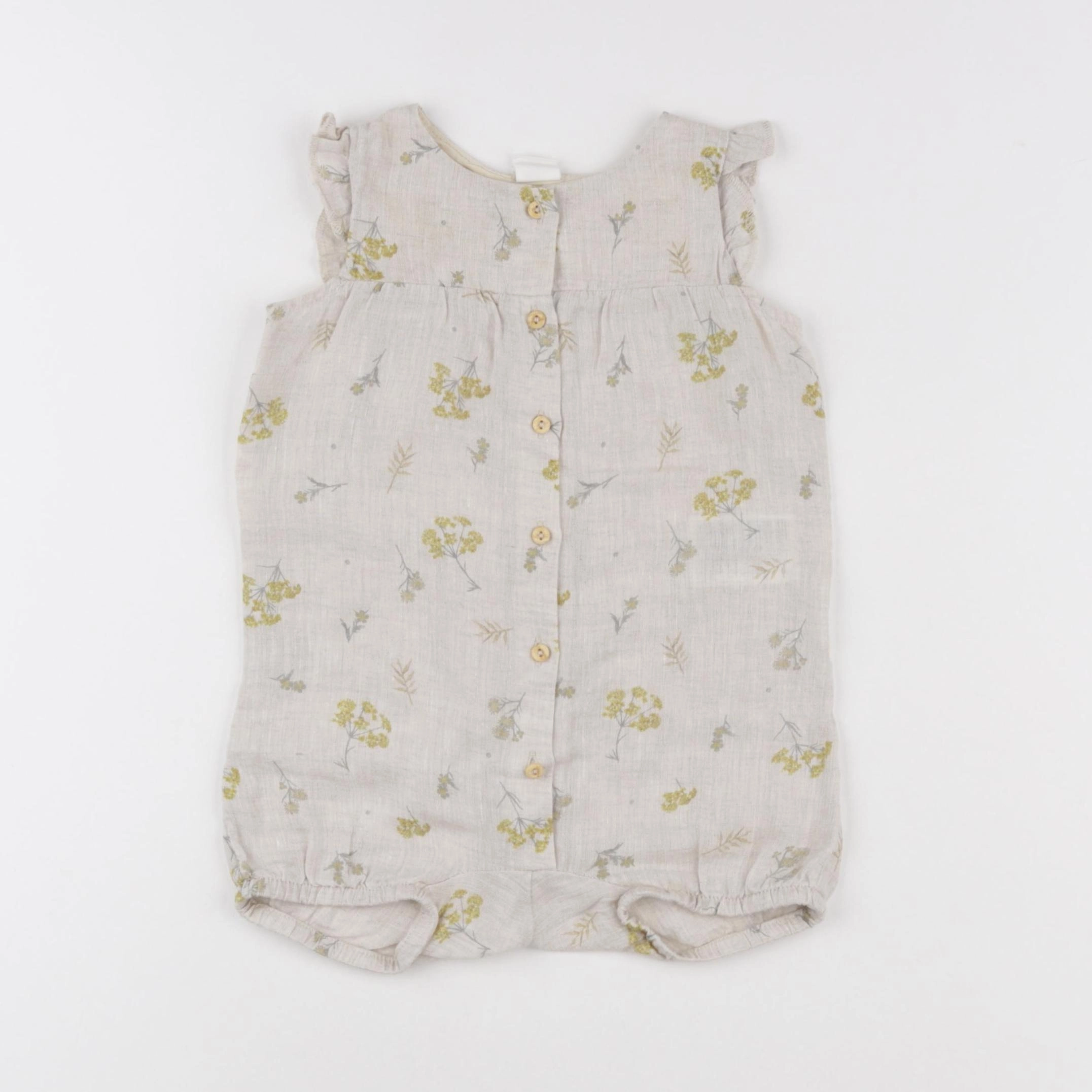 H&M - combinaison beige - 6/9 mois