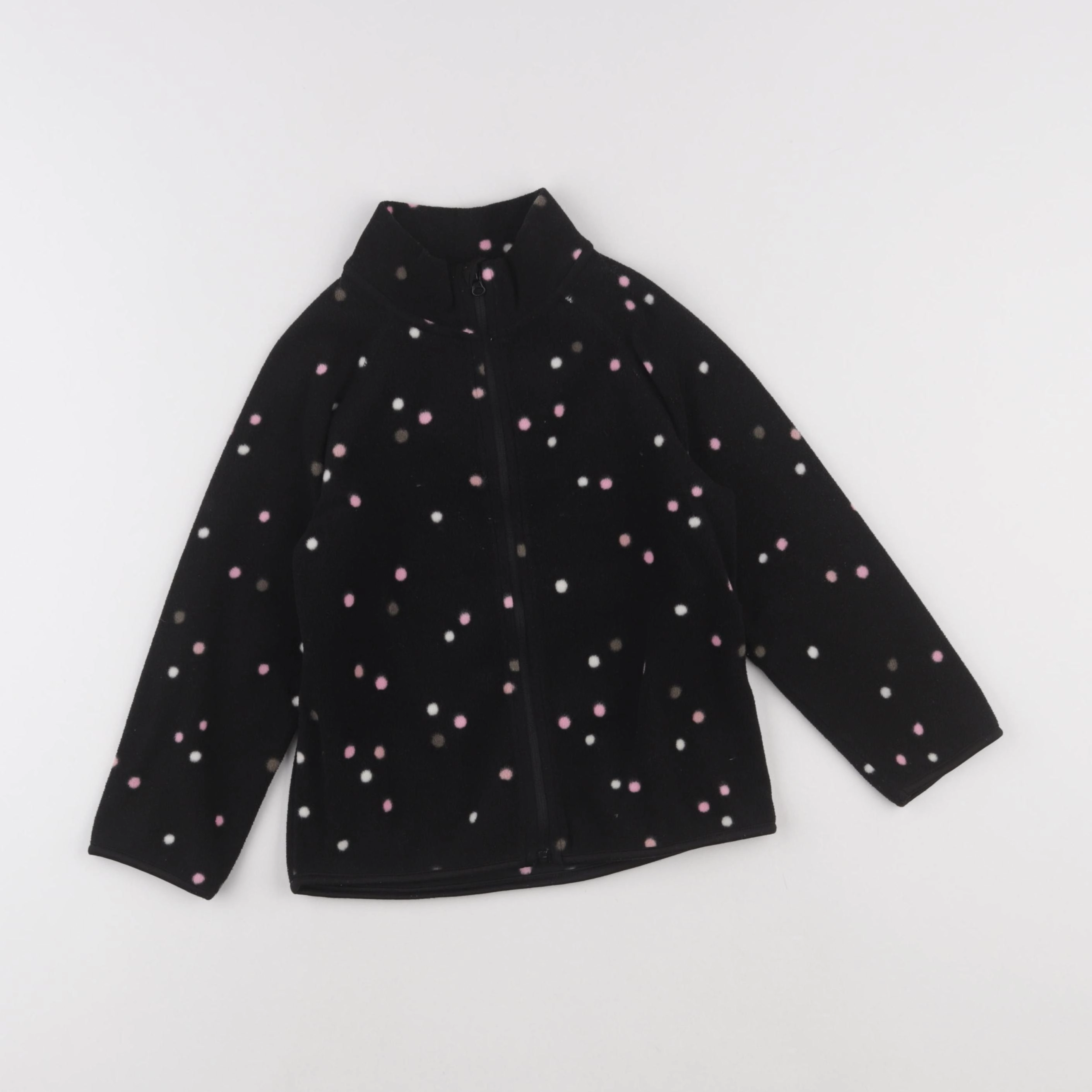 H&M - polaire noir - 2/4 ans