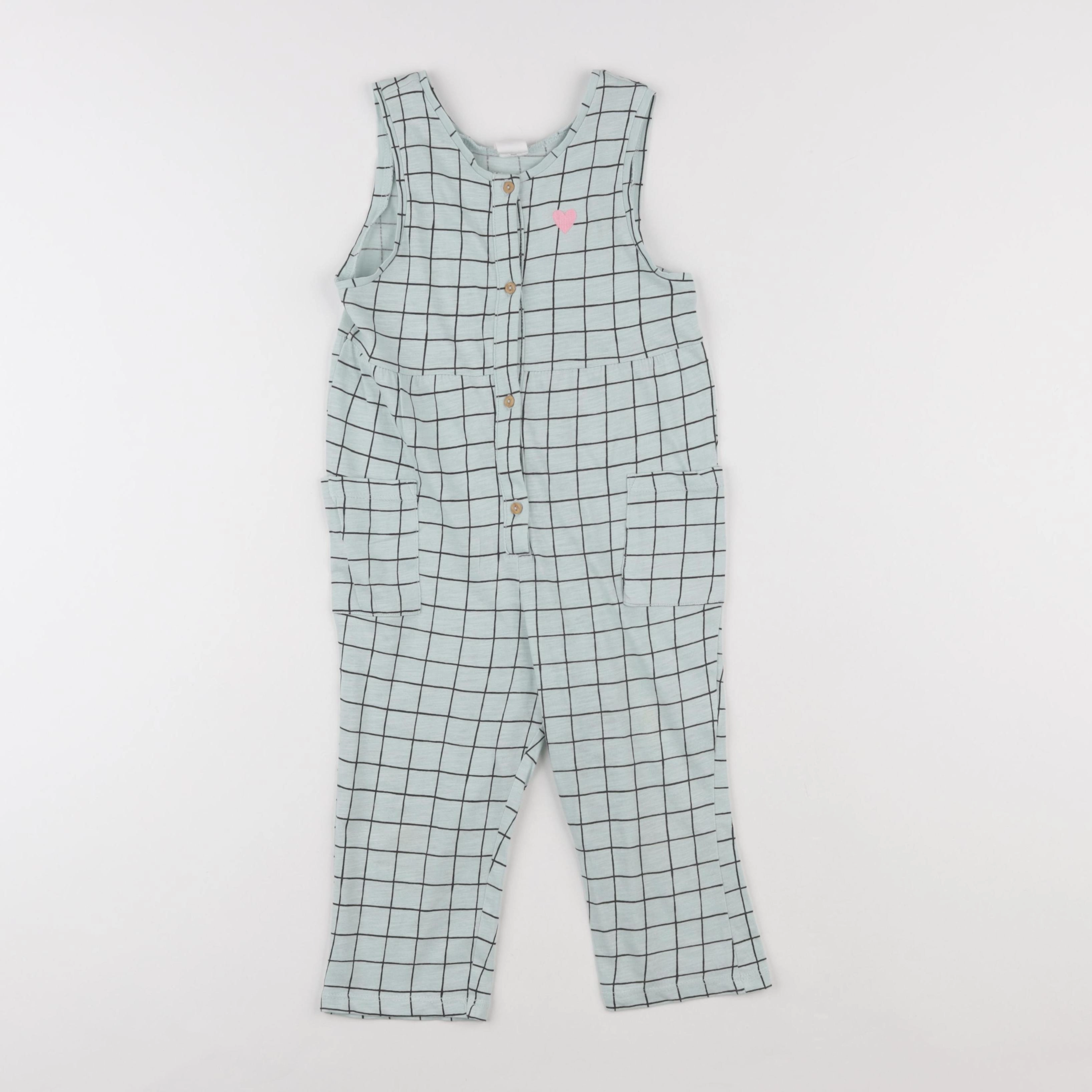 H&M - combinaison vert - 18/24 mois