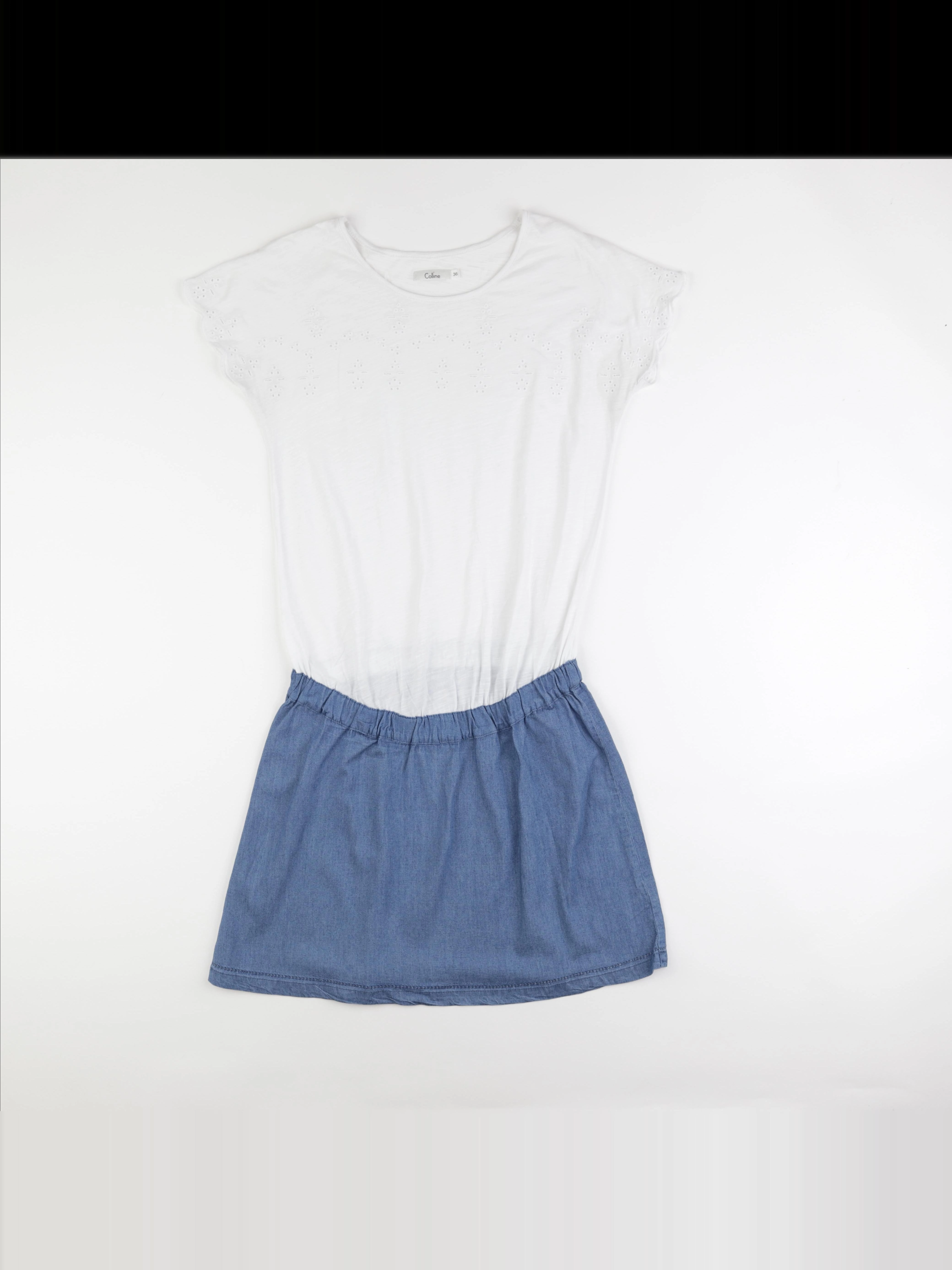 Vertbaudet - robe grossesse bleu - 36