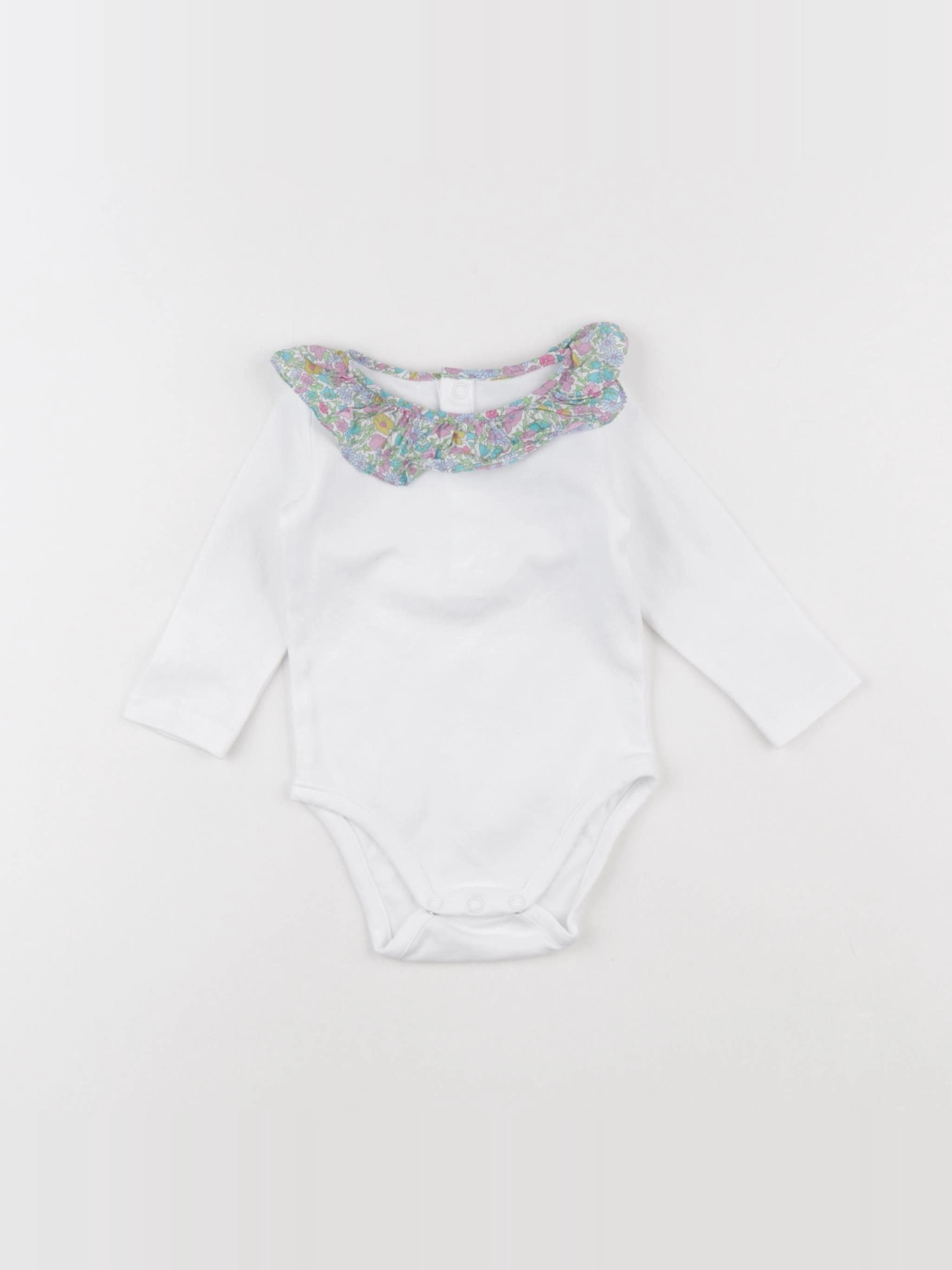 Jacadi - body liberty blanc - 6 mois