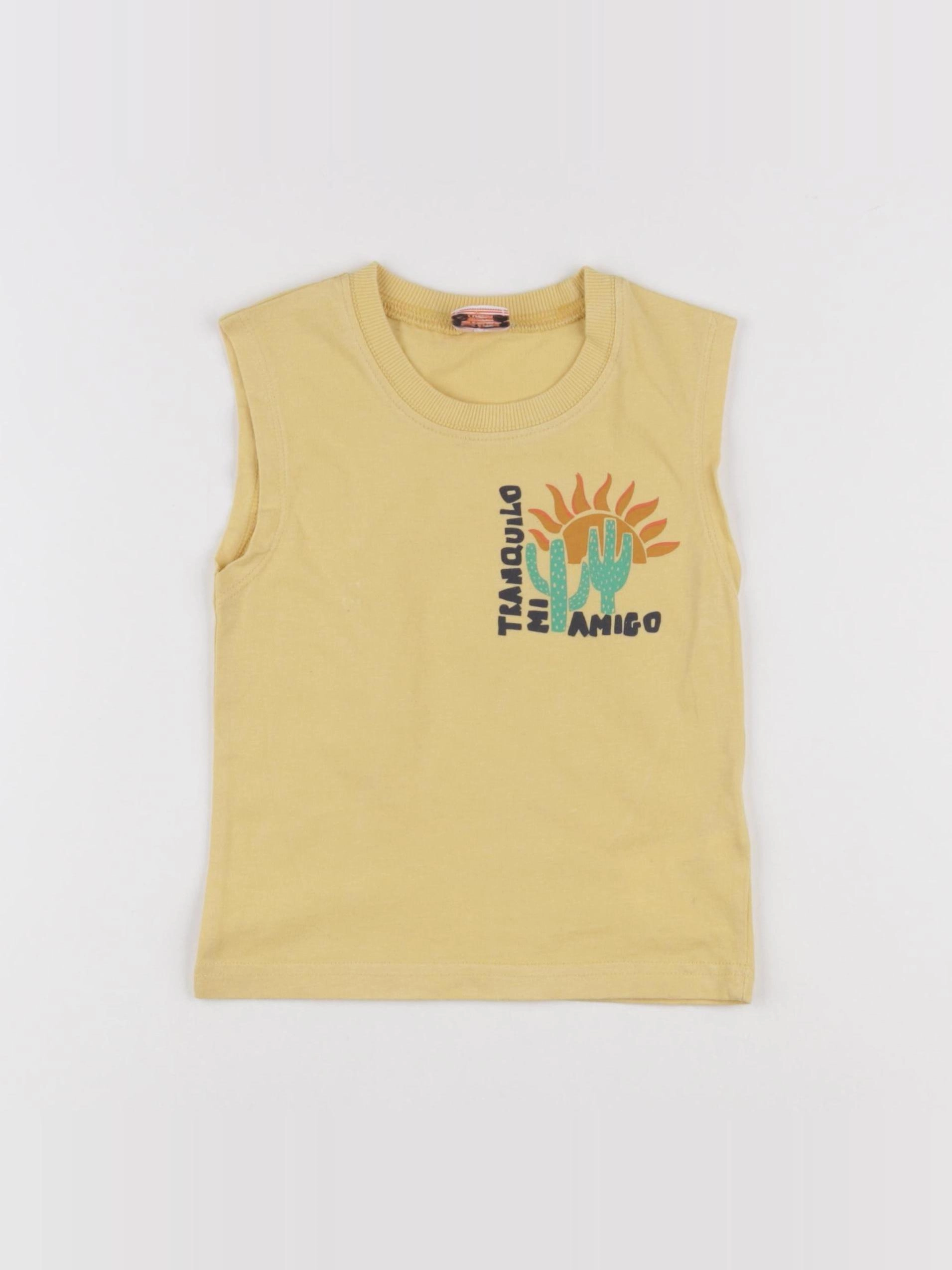 Tape à l'oeil - tee-shirt jaune - 2 ans
