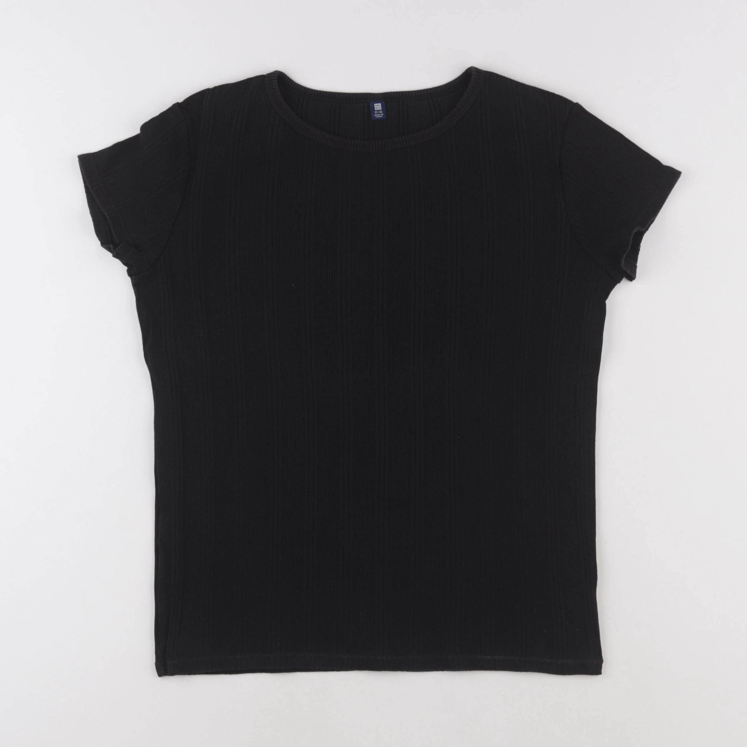 Uniqlo - tee-shirt noir - 11/12 ans