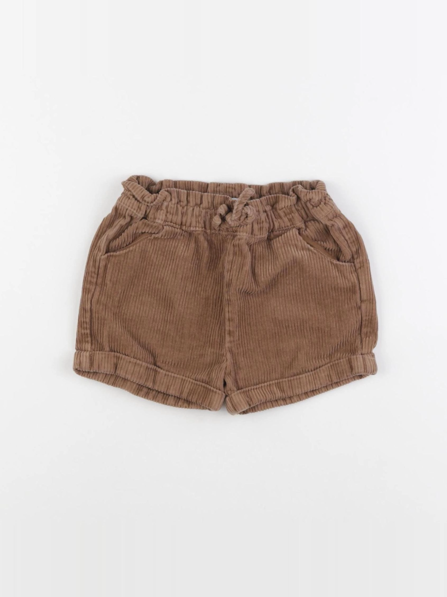 Vertbaudet - short marron - 24 mois