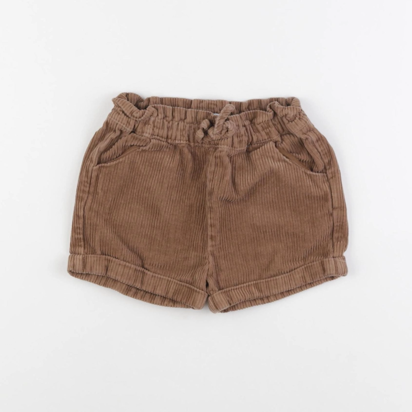 Vertbaudet - short marron - 24 mois