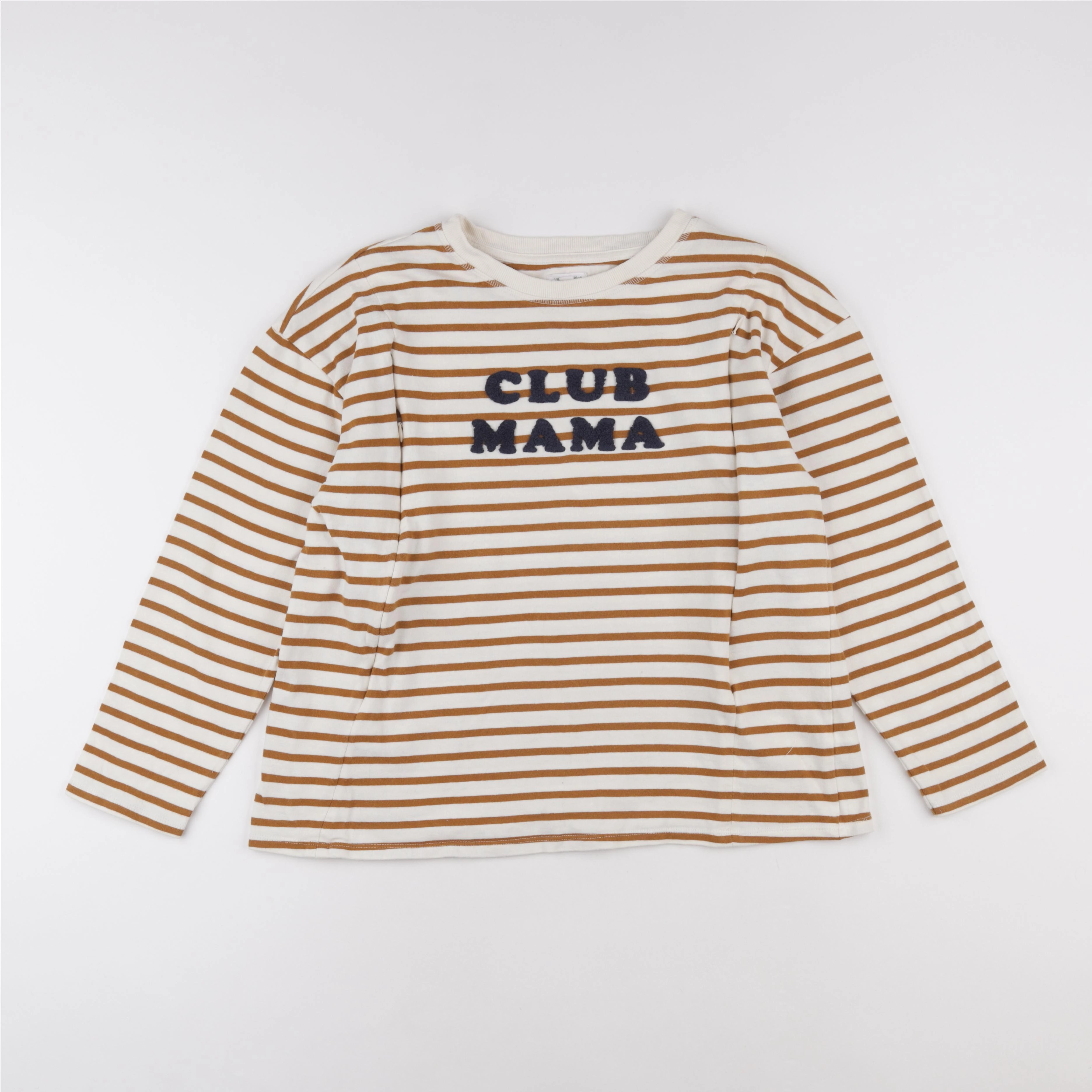 Vertbaudet - sweat allaitement blanc, marron - 34 à 36