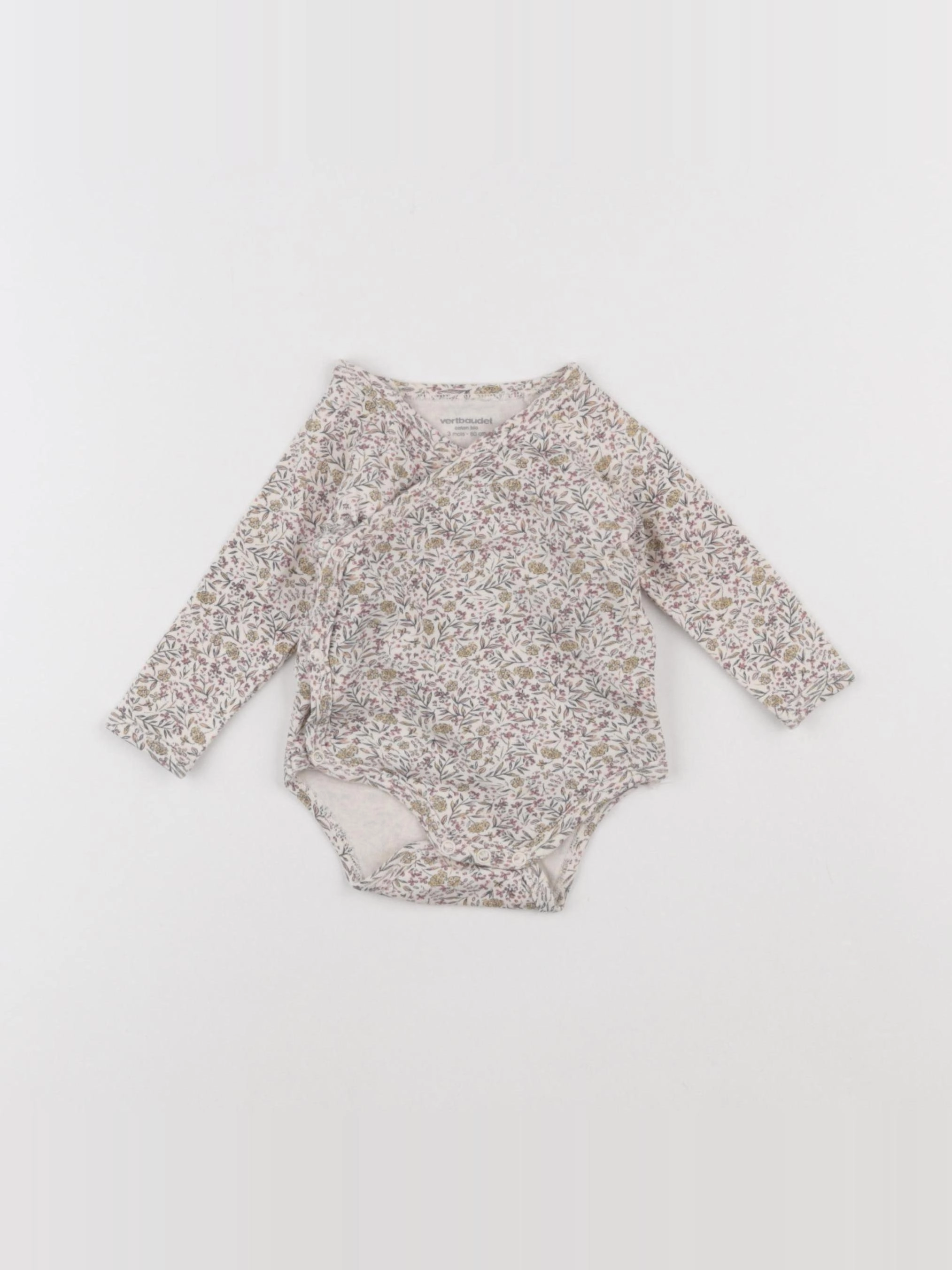 Vertbaudet - body multicolore - 3 mois