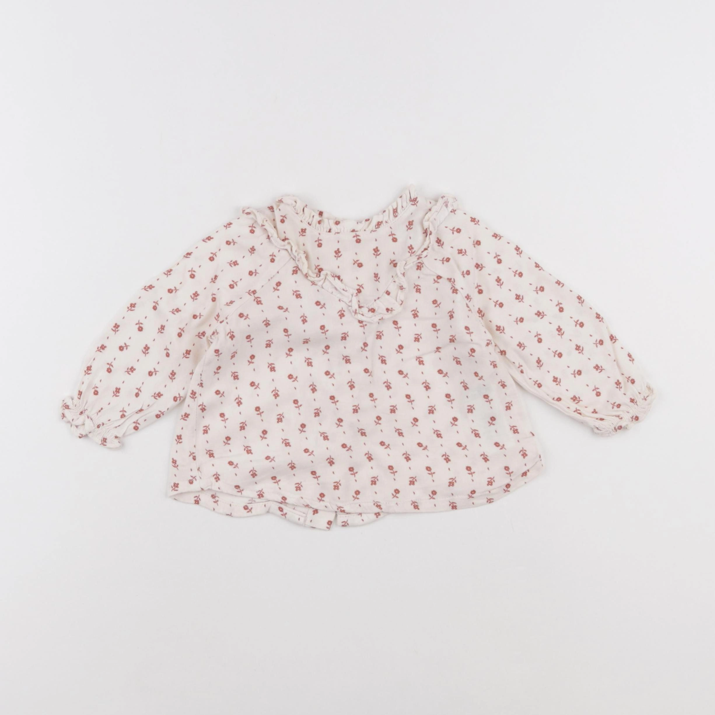 Vertbaudet - blouse beige - 6 mois