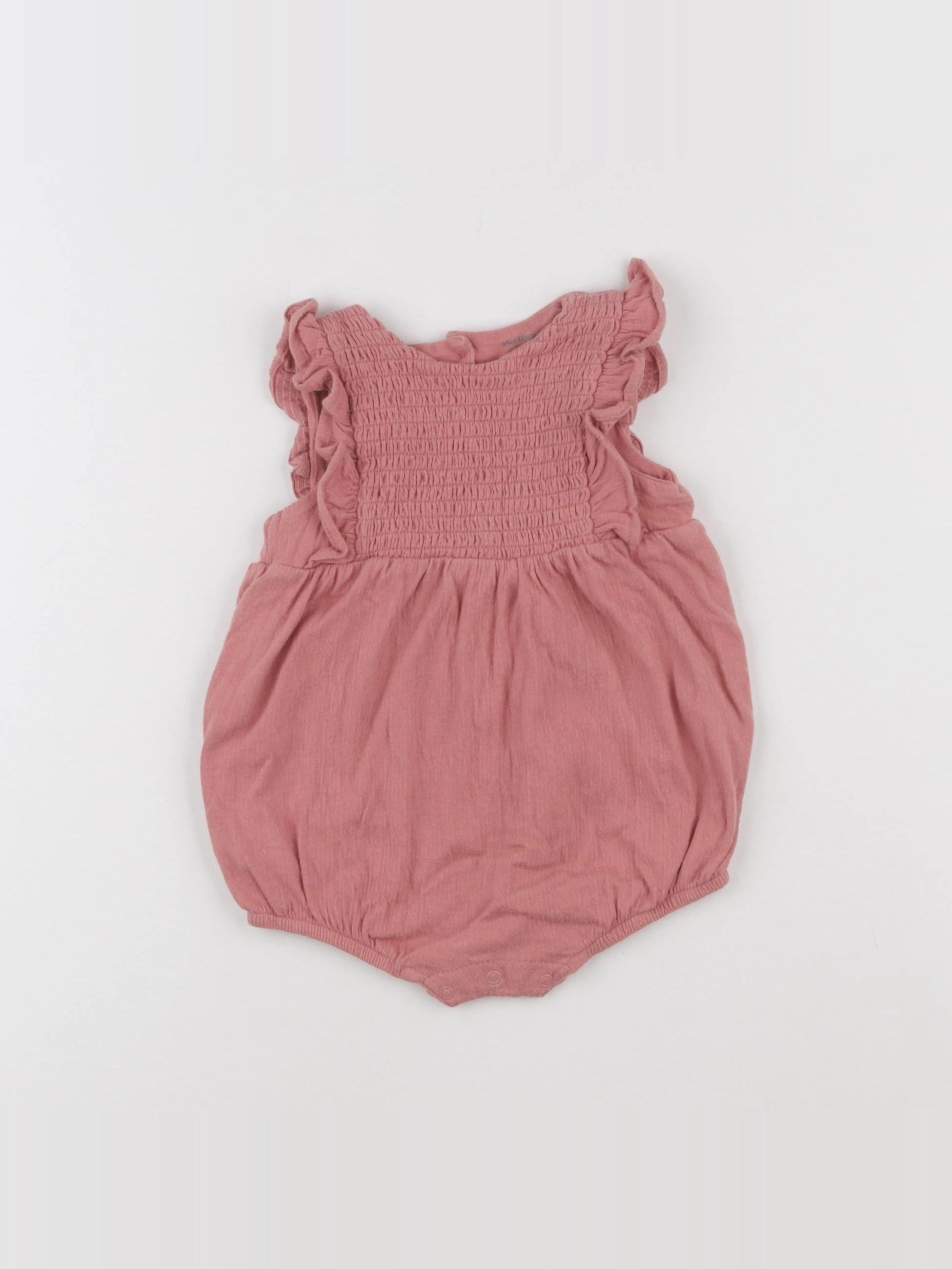 Vertbaudet - combinaison rose - 6 mois