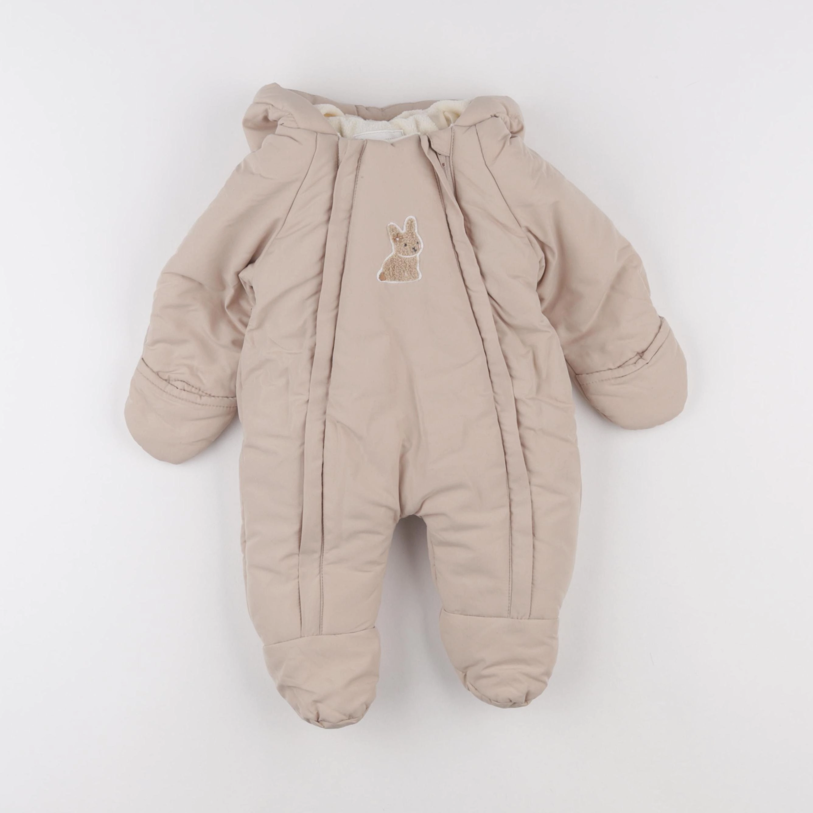 Vertbaudet - combi-pilote beige - 3 mois