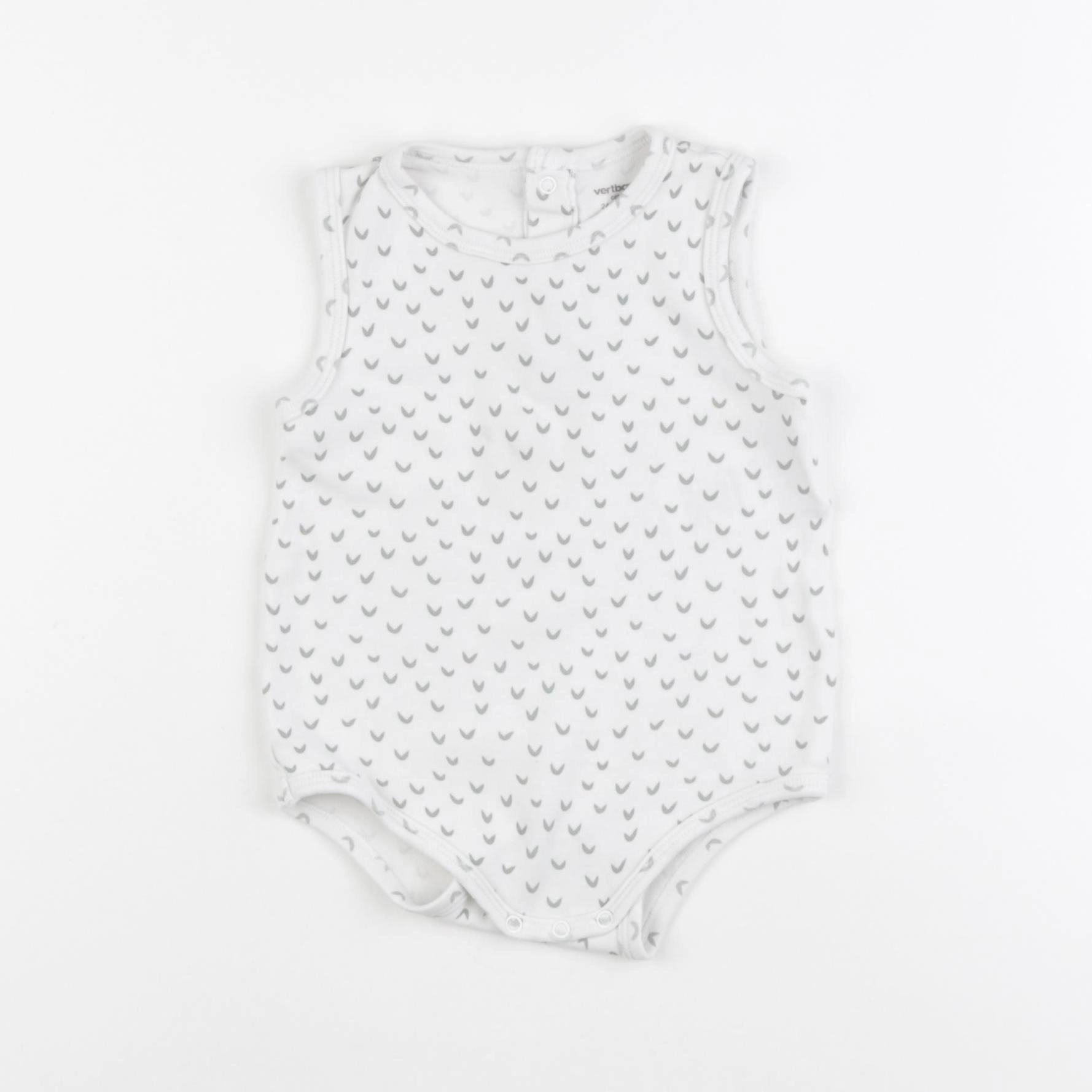 Vertbaudet - body blanc - 24 mois