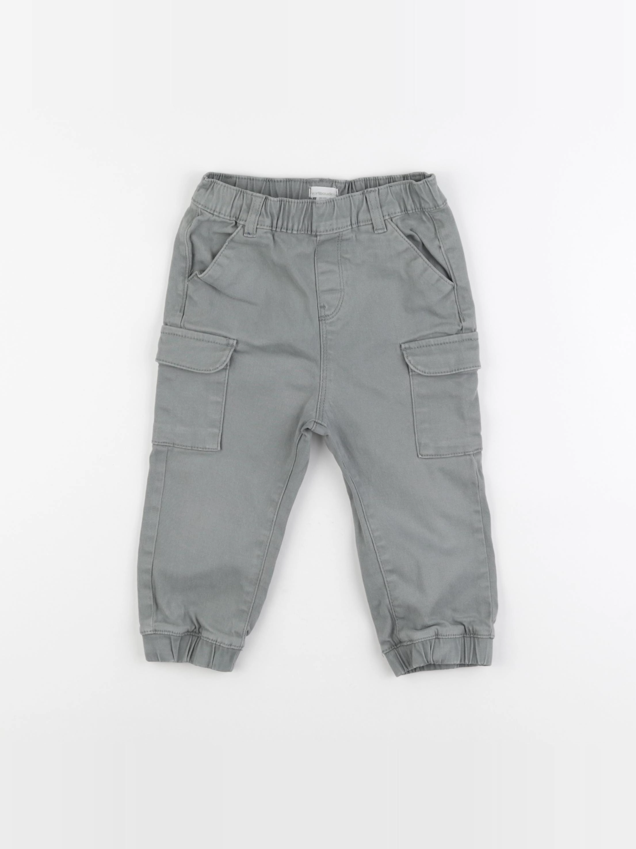 Vertbaudet - pantalon vert - 24 mois