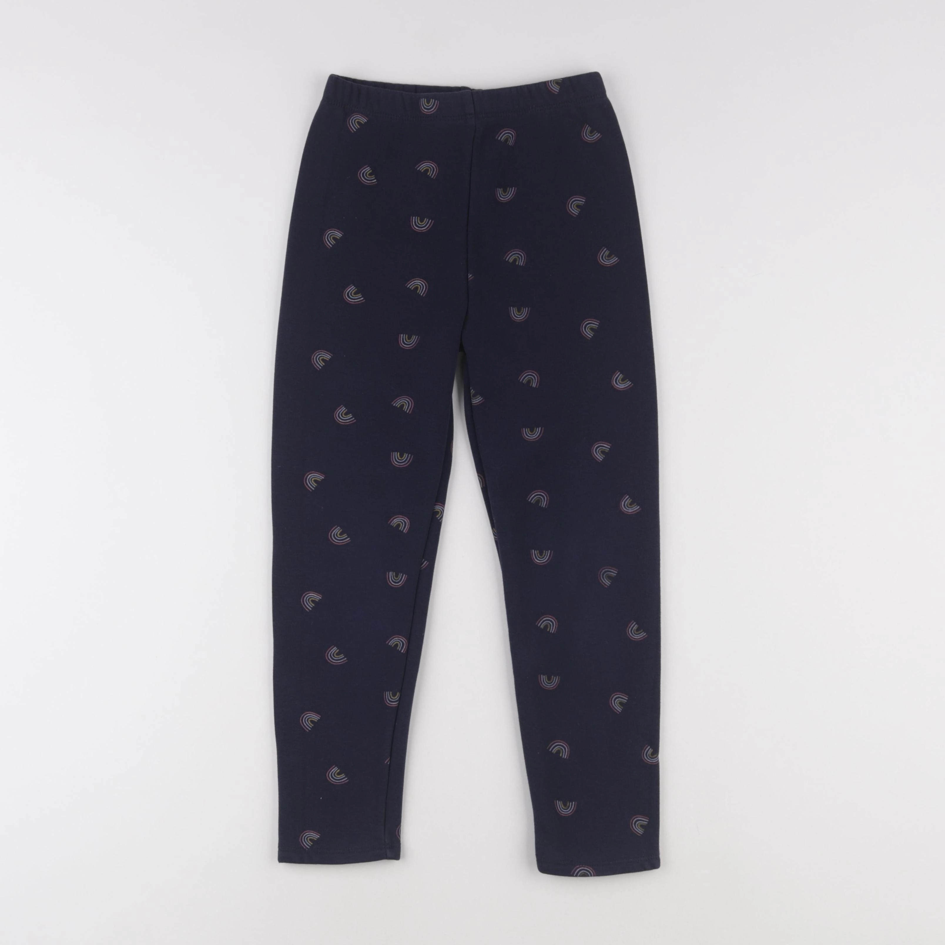 Vertbaudet - legging doublé bleu - 8 ans