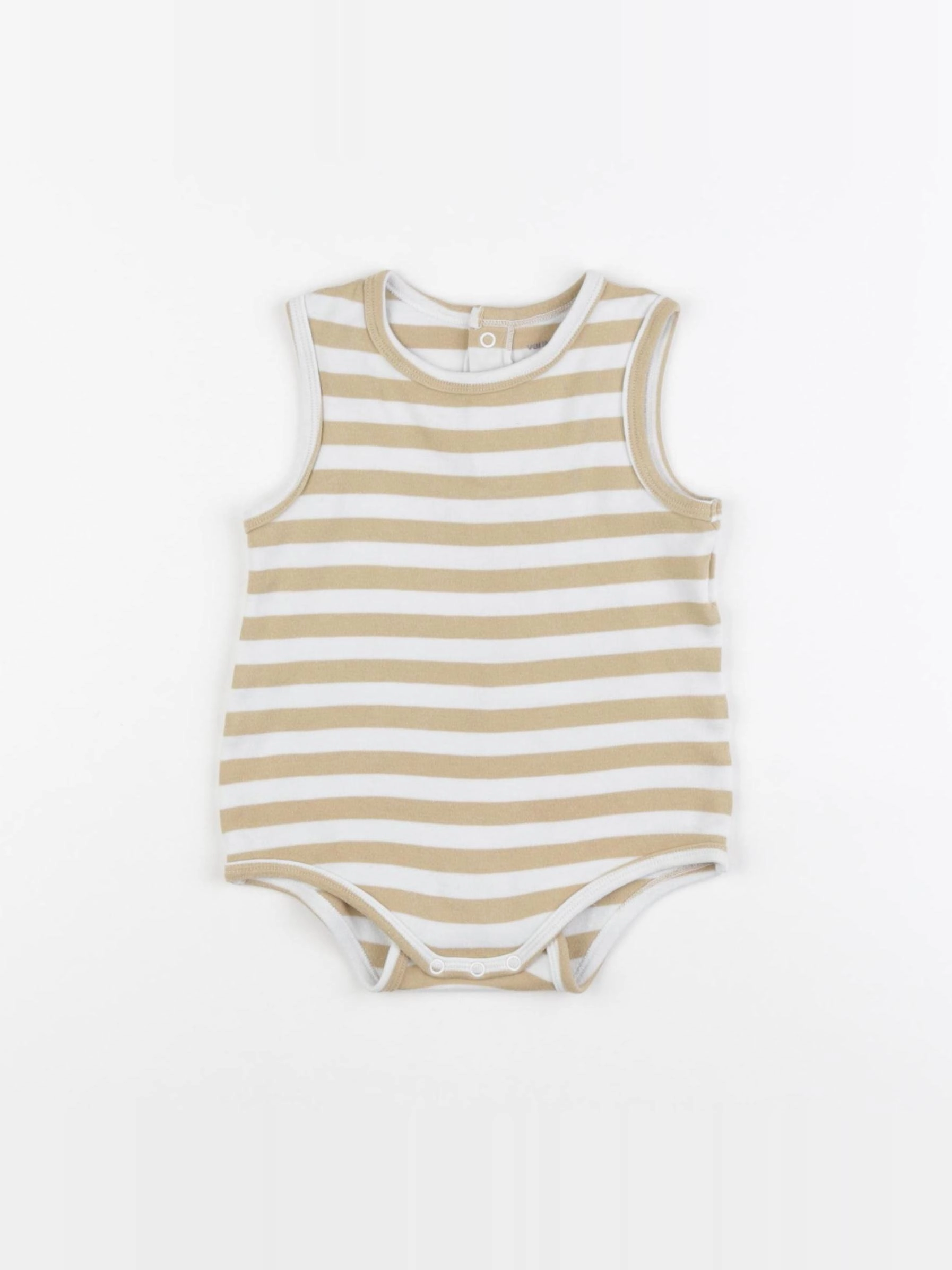 Vertbaudet - body beige - 24 mois